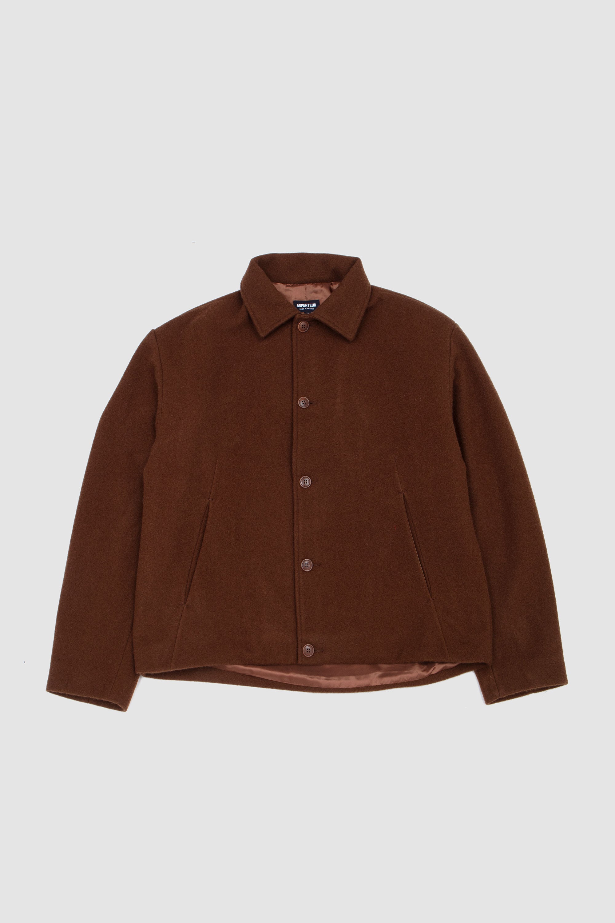 Lux Jacket Shaggy Wool Tobacco