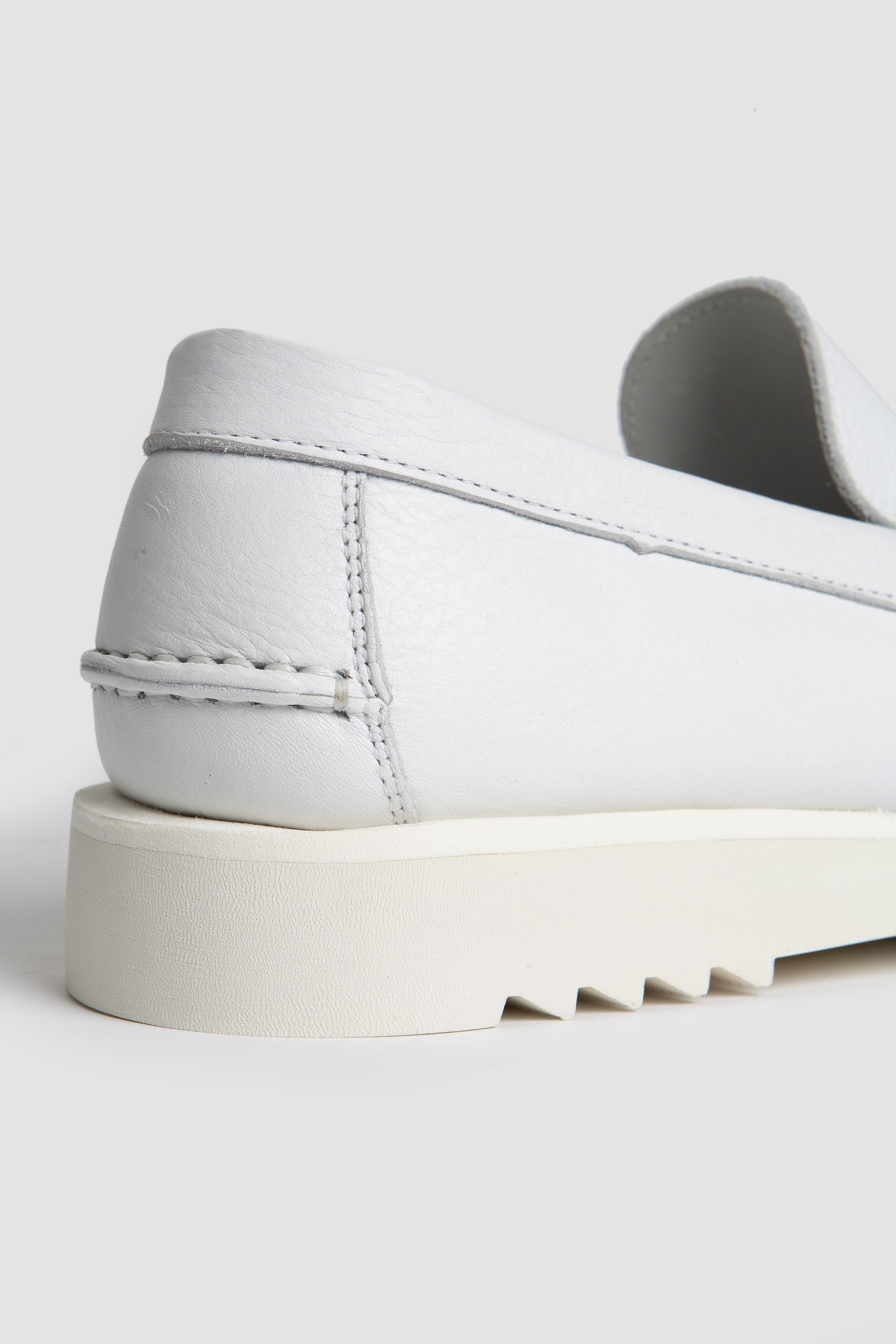 Paraboot Club Moc Full Grain Leather White_4