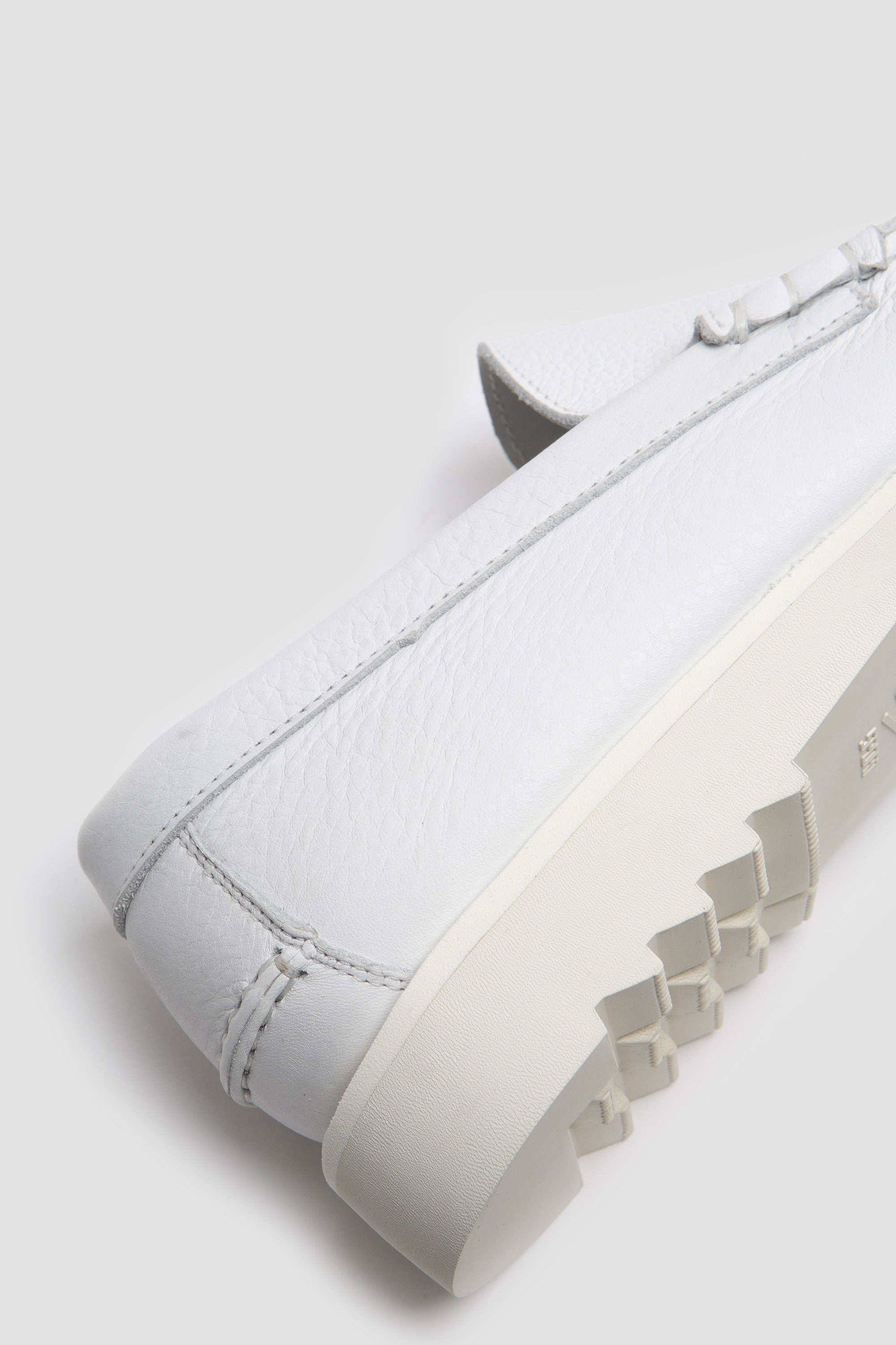 Paraboot Club Moc Full Grain Leather White_5