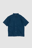 SPORTIVO STORE_Coral Wide Collar Shirt Blue