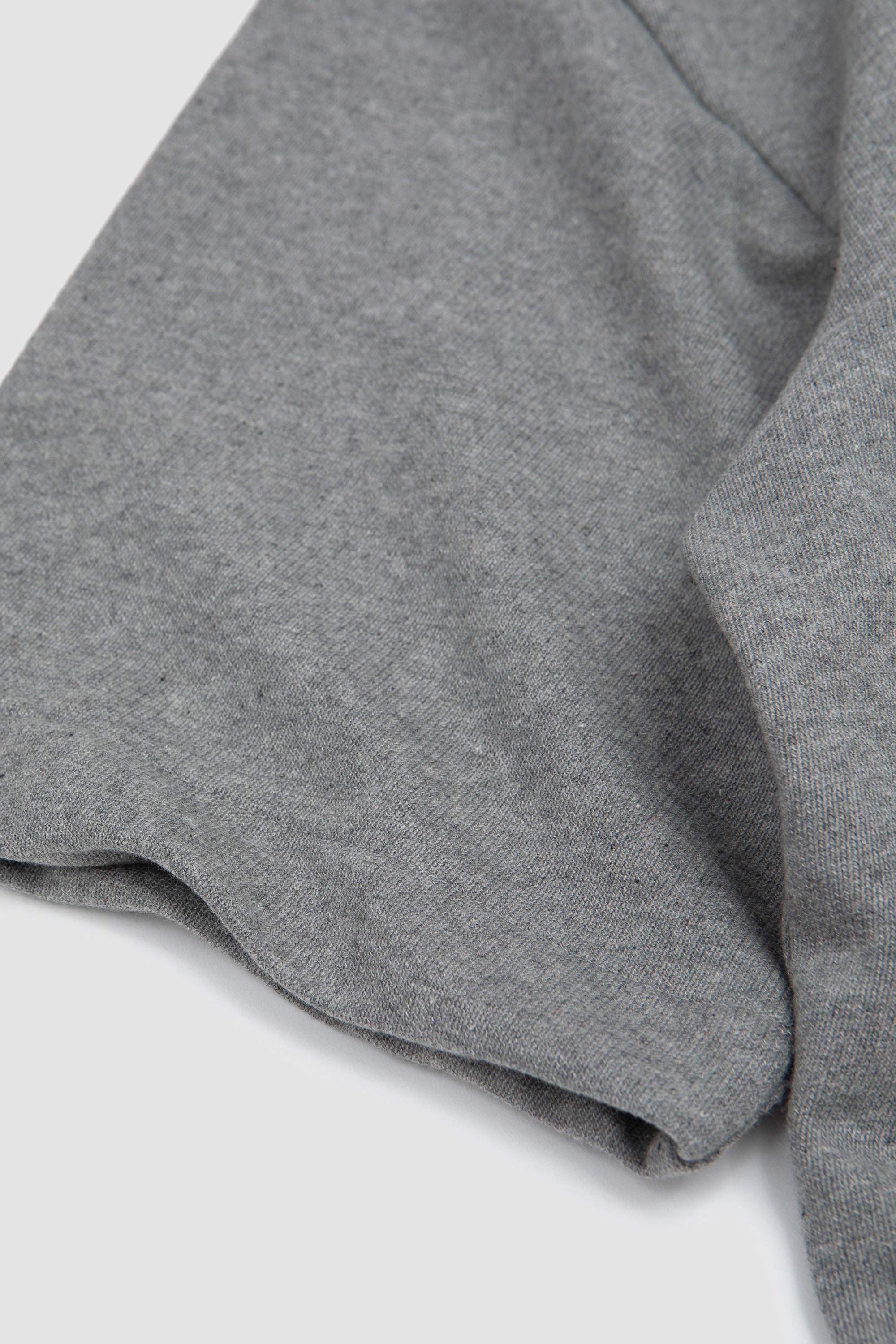 Coral Wide Collar Shirt Grey Melange