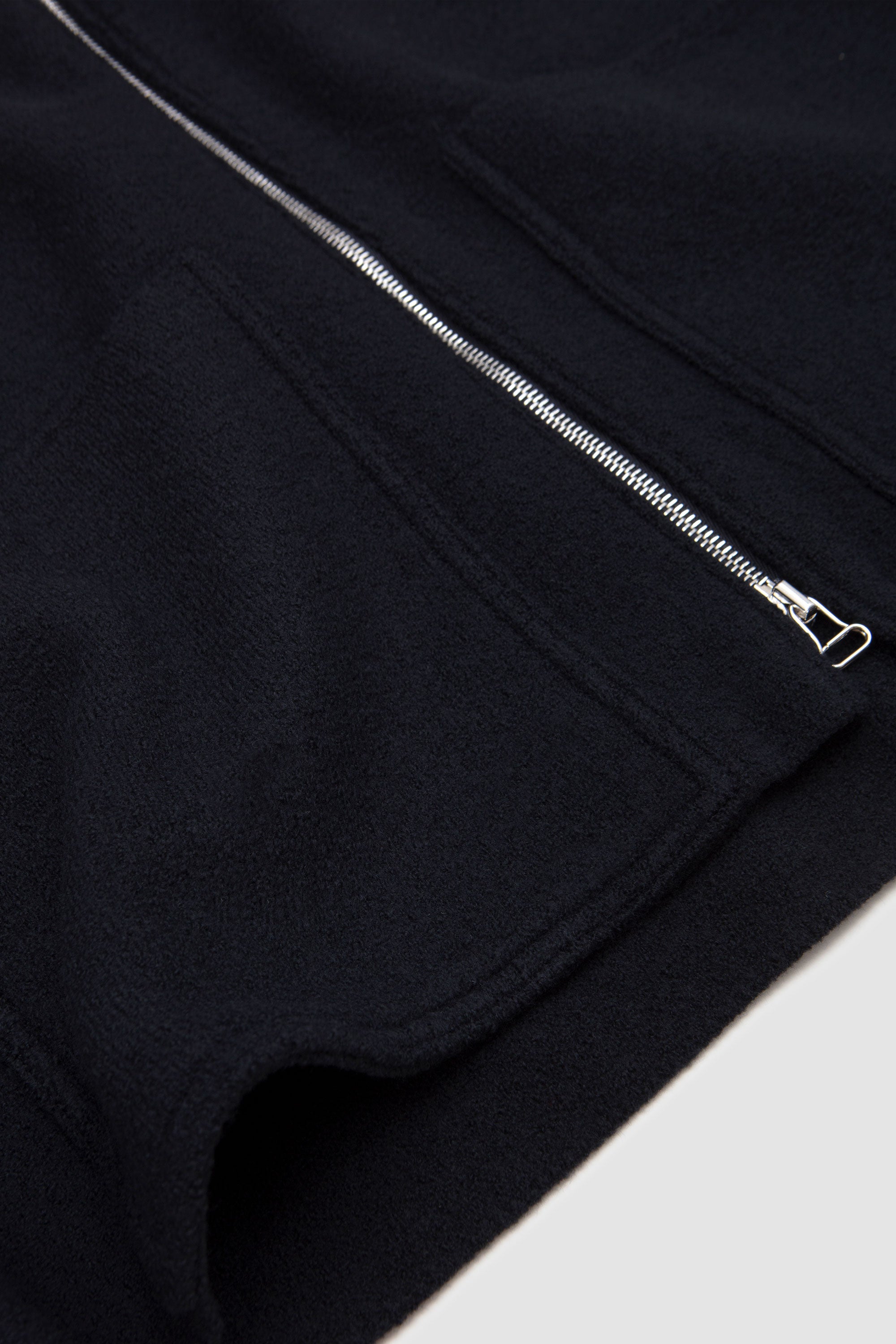 Linea Felted Jacket Felted Wool Midnight_3