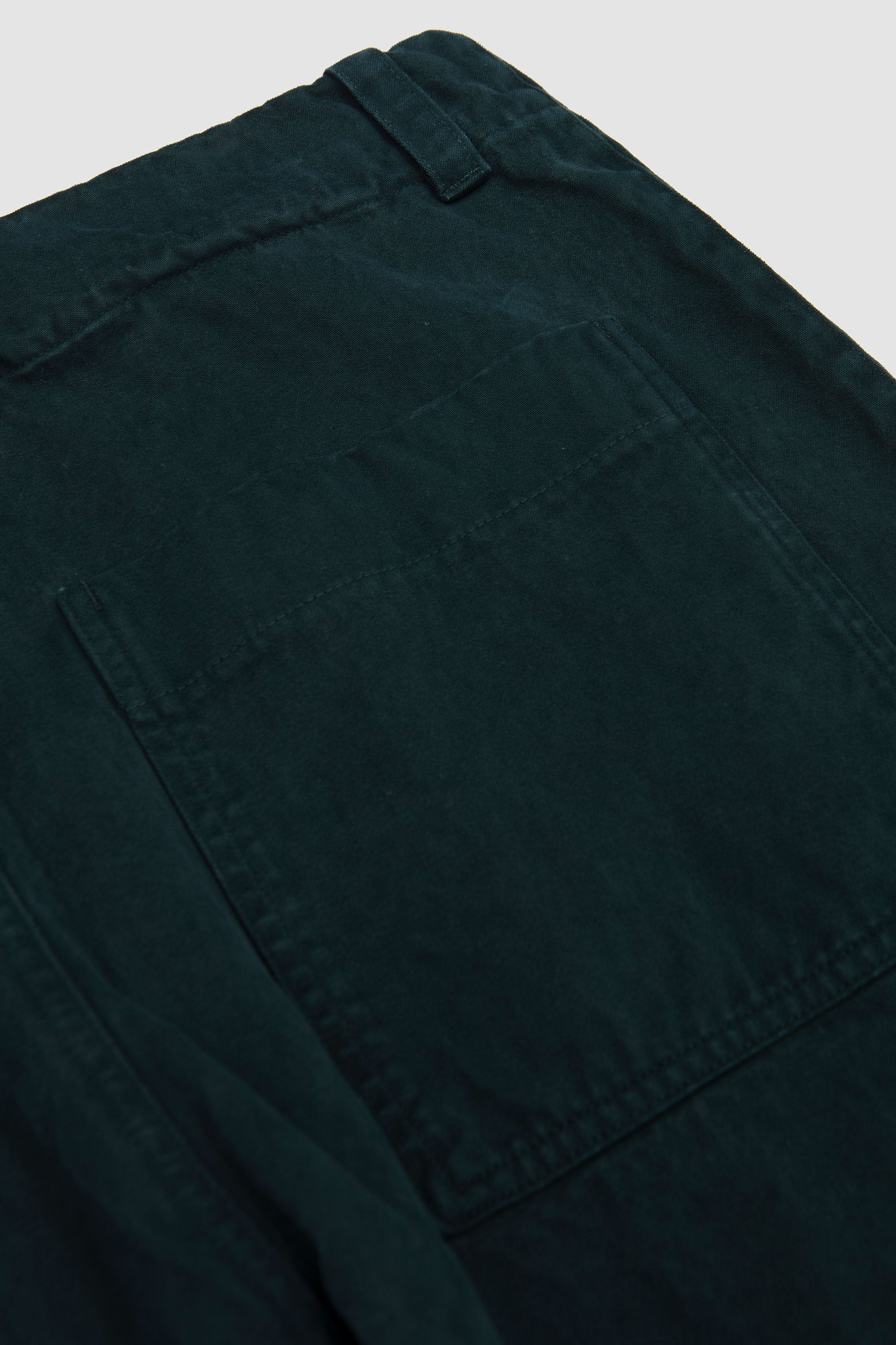 Lux P Trousers Brushed Moleskin Green_3