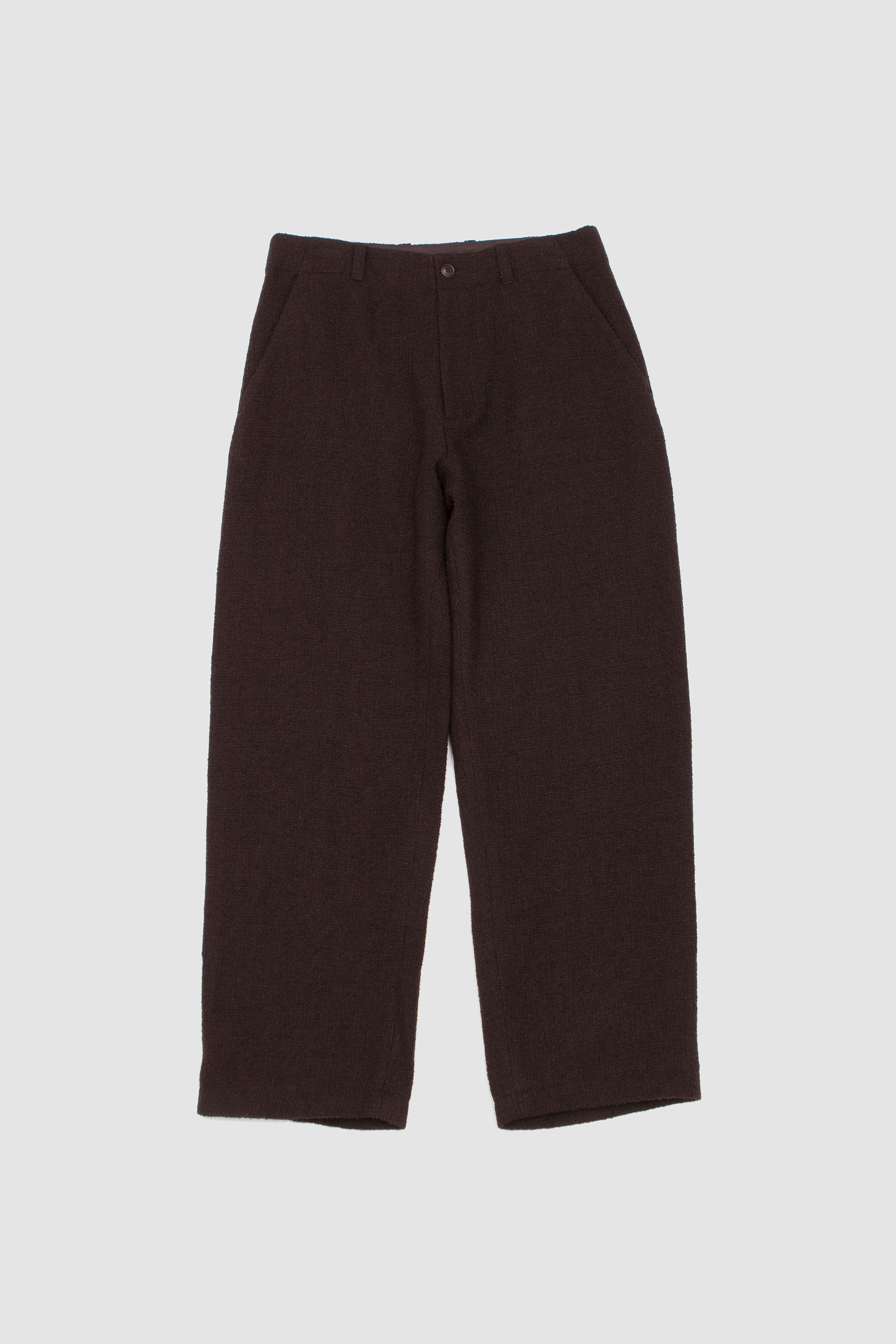 Lux P' Lined Trousers Tweed Fantaisie Brown_1