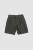 SPORTIVO STORE_Page Stone Washed Denim Shorts Green