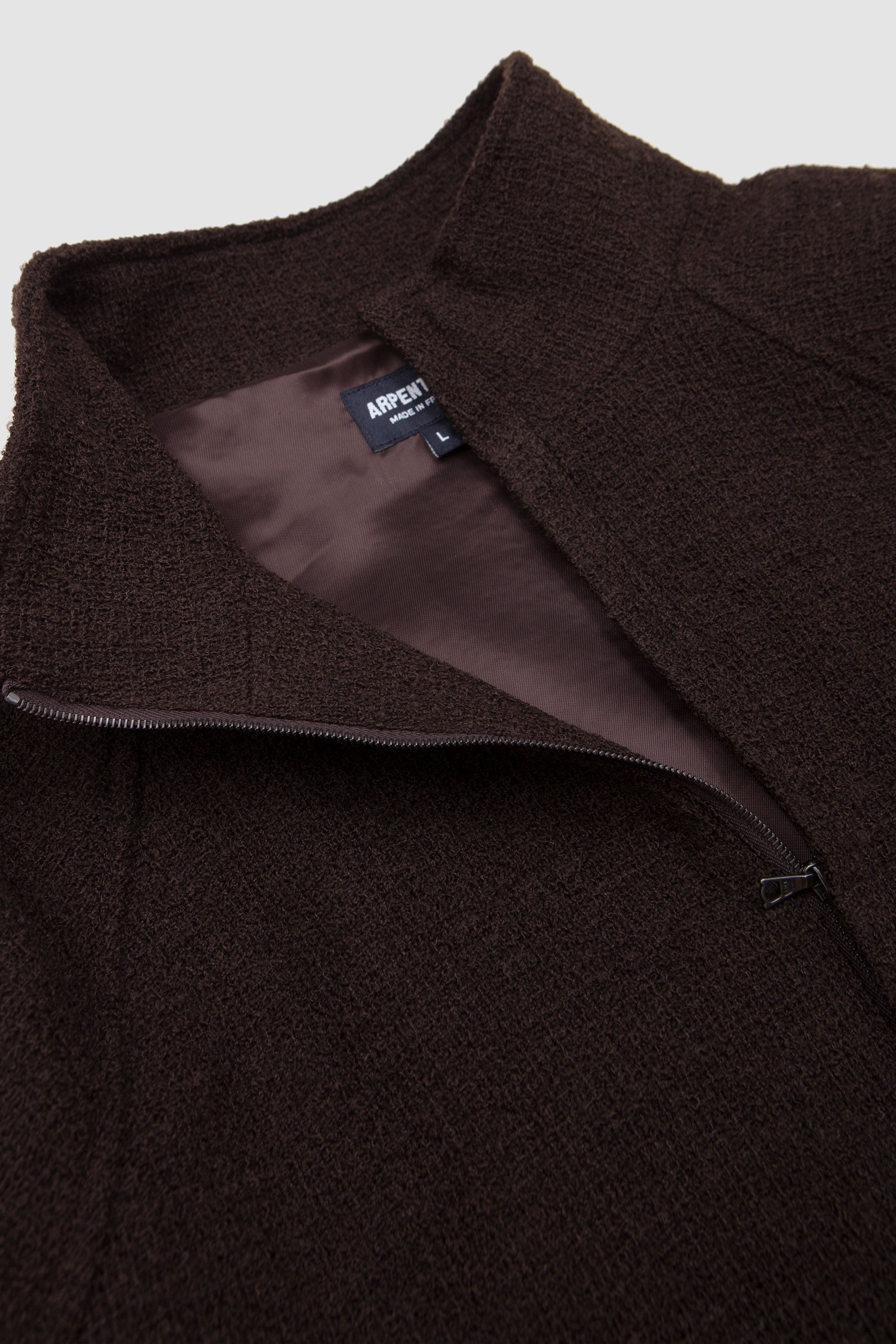 Track S Lined Track Jacket Tweed Fantaisie Brown_2