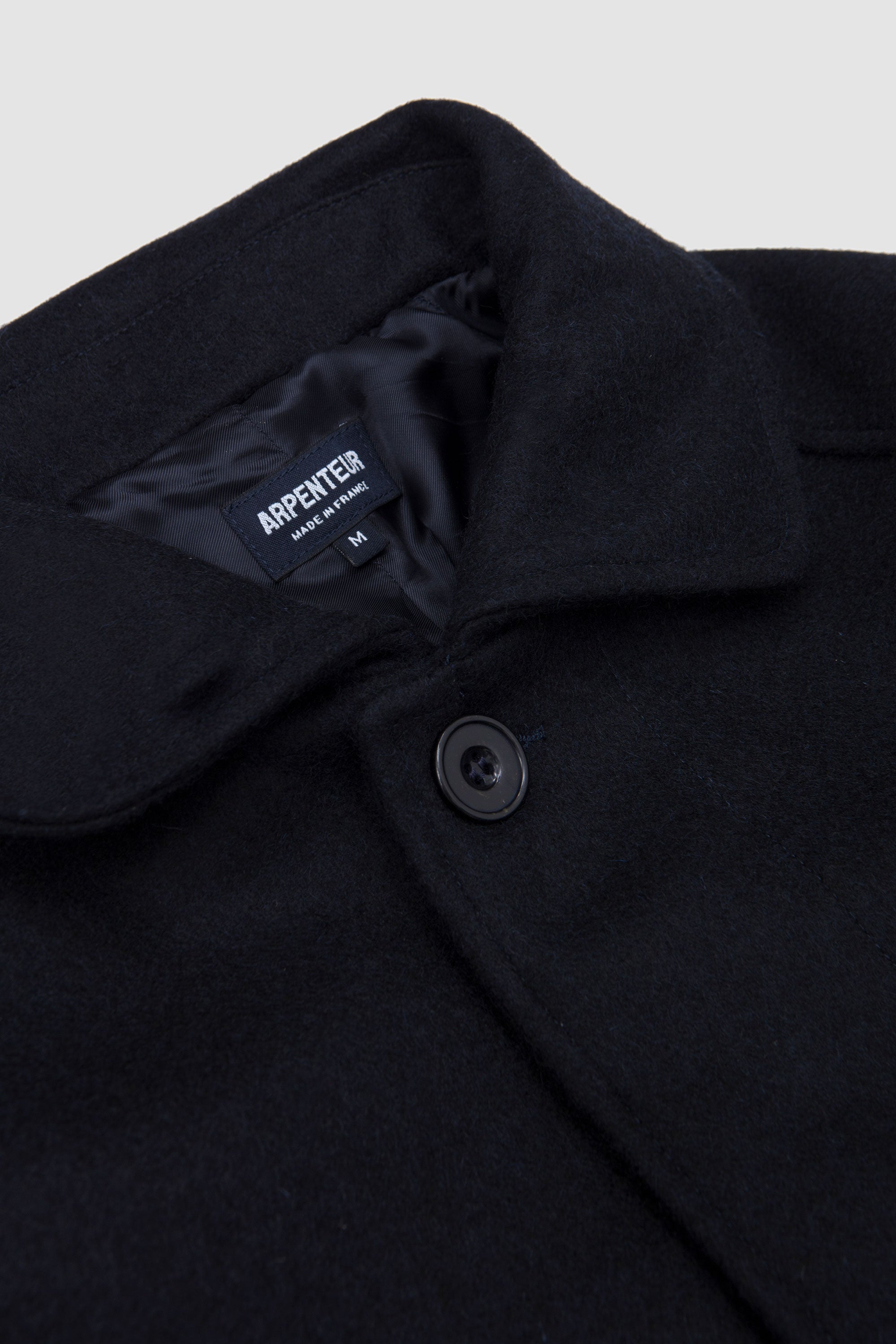 Utile Lined Wool Coat Midnight