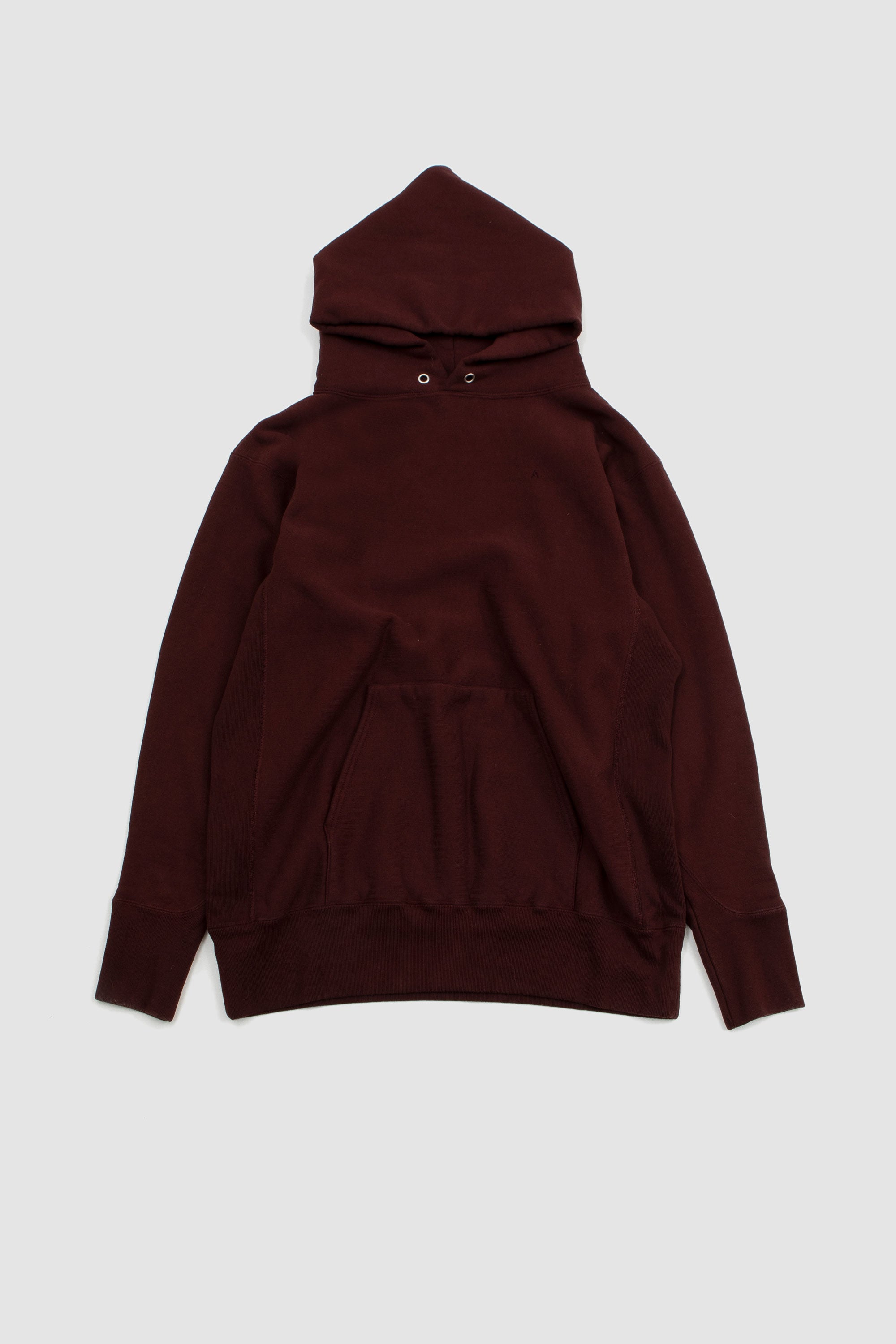Hoodie Natural Dyed Urake Burgundy_1