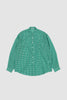 SPORTIVO STORE_Airy Light Cotton Check Big Shirt Green Gingham