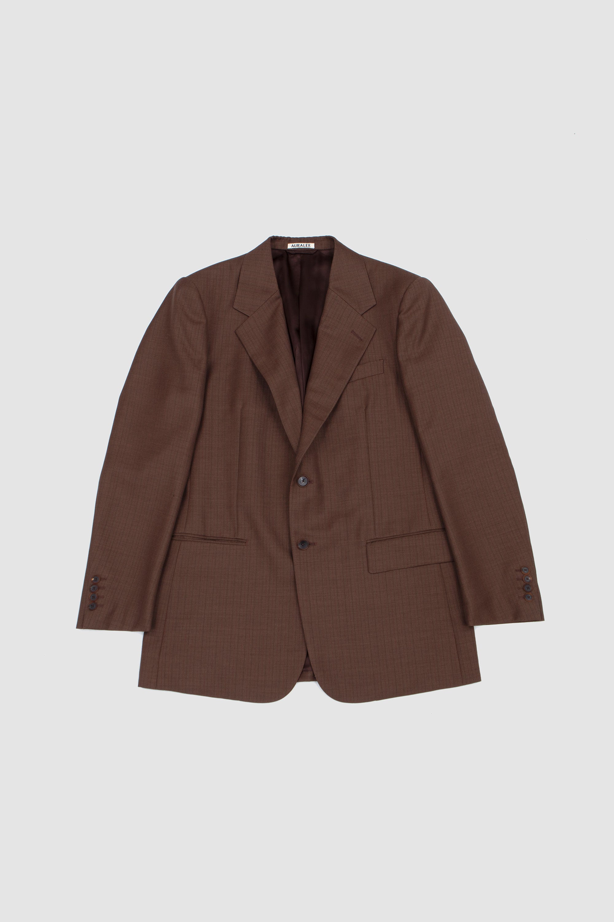 Bluefaced Wool Jacket Brown/Red Stripes_1