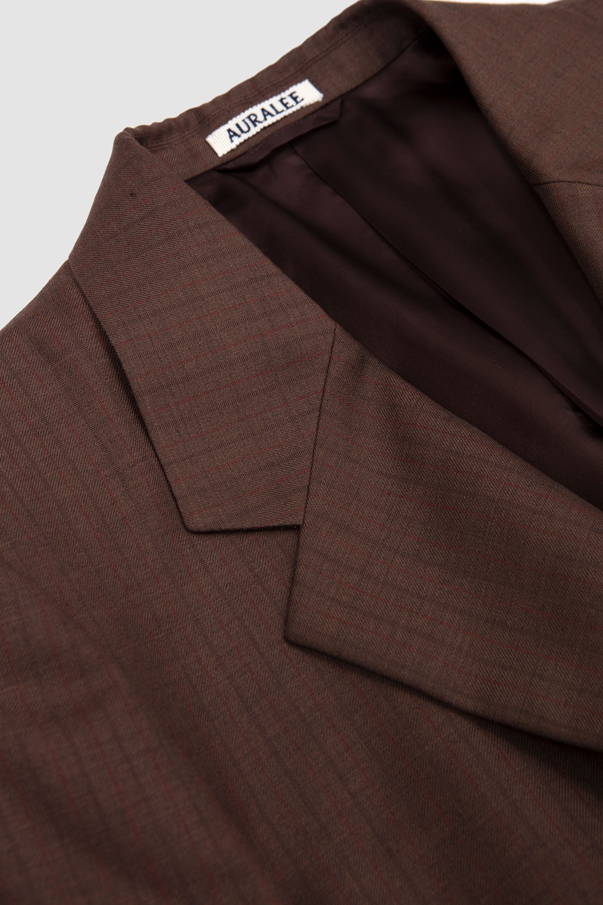 Bluefaced Wool Jacket Brown/Red Stripes_2