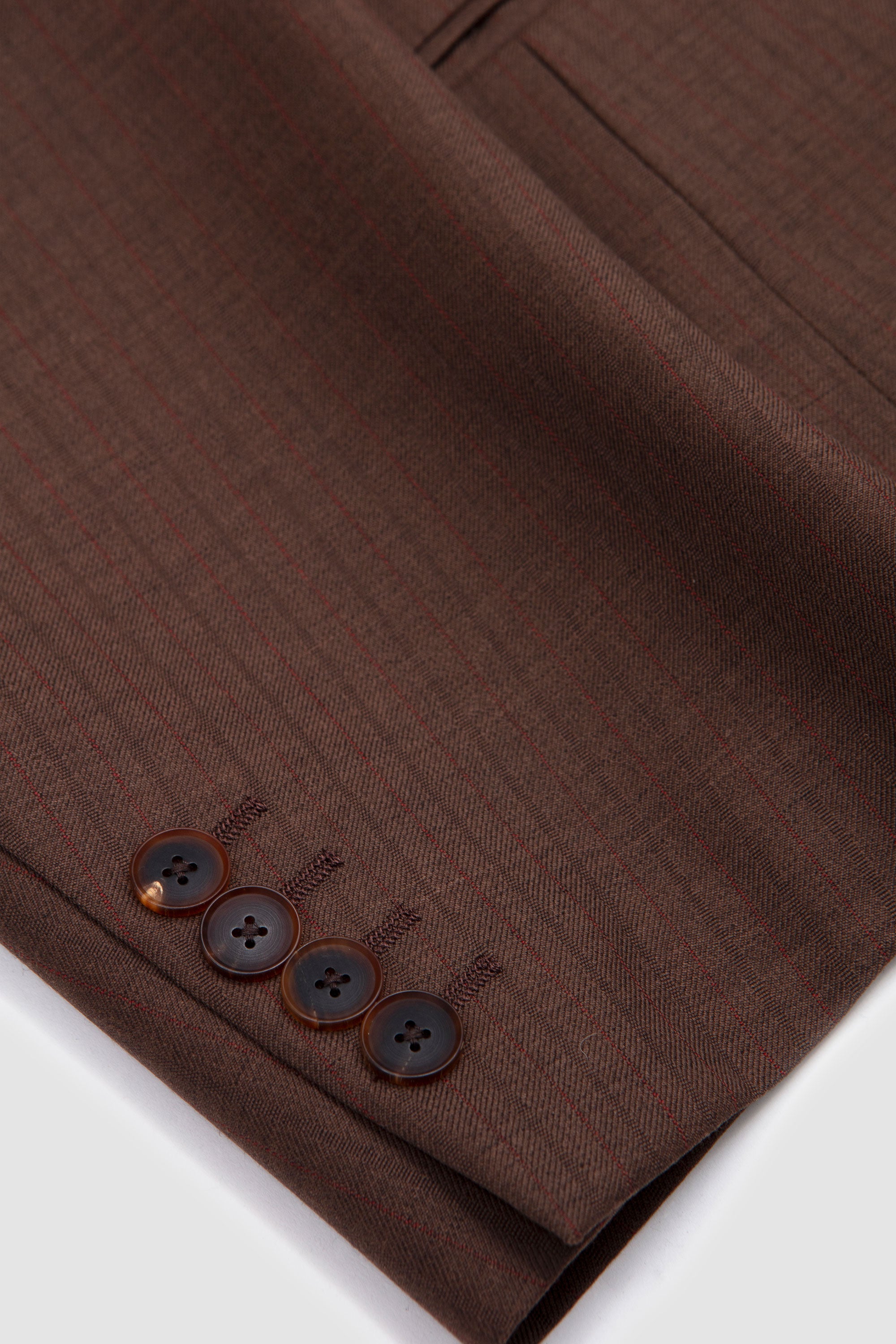 Bluefaced Wool Jacket Brown/Red Stripes_3