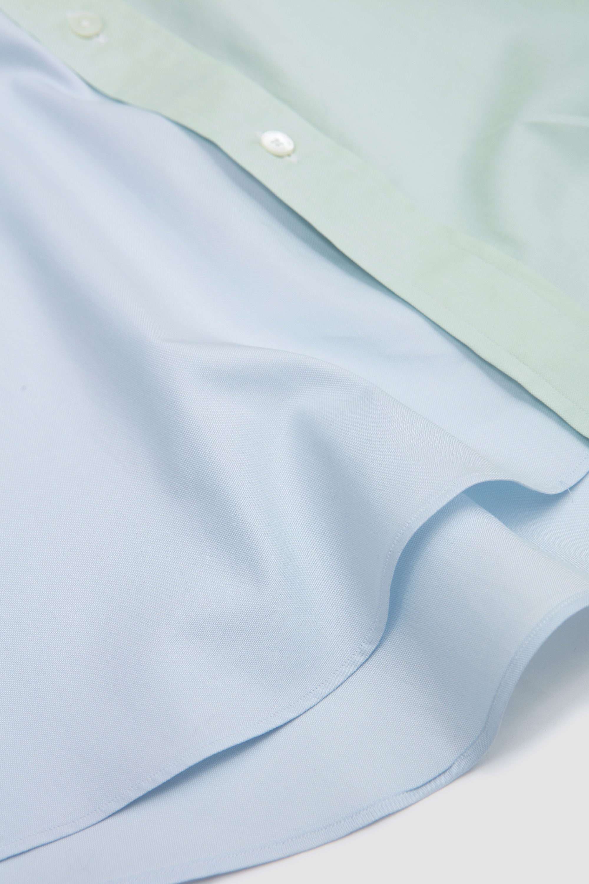 Finx Ox Chambray Shirt Pale Green x Blue_3