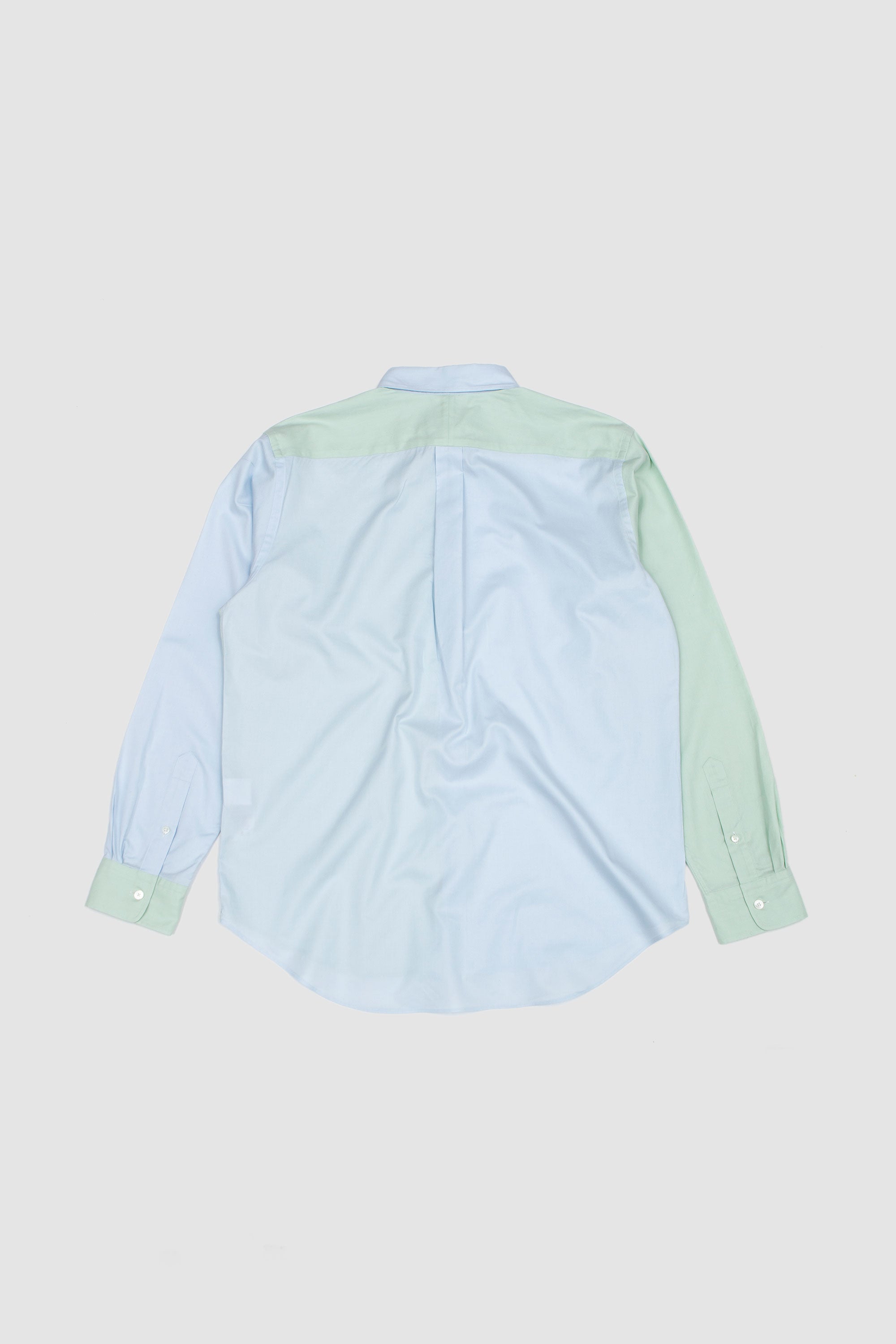 Finx Ox Chambray Shirt Pale Green x Blue_4