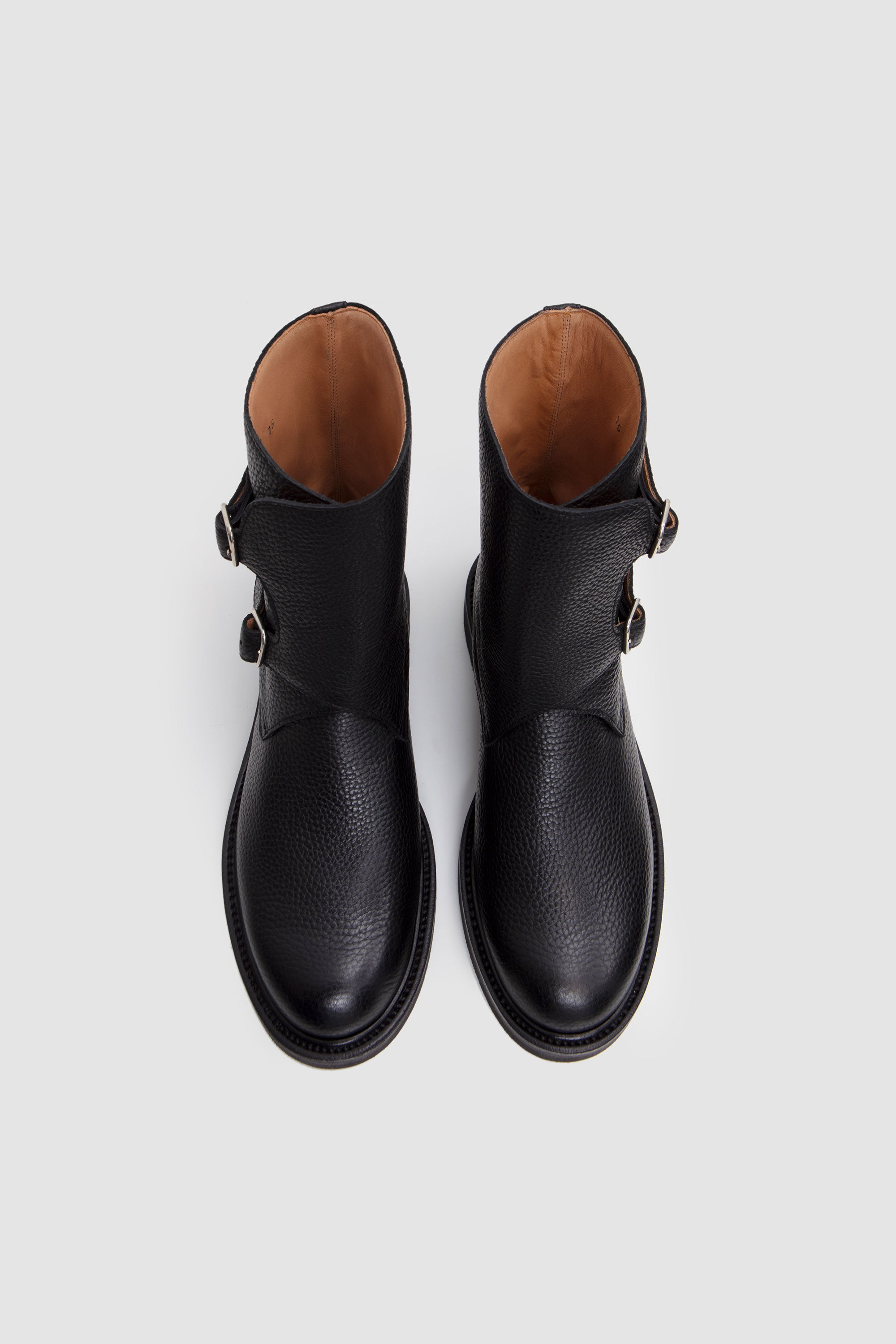 靴 AURALEE 25aw Leather work boots SPORTIVO [Leather work boots black]