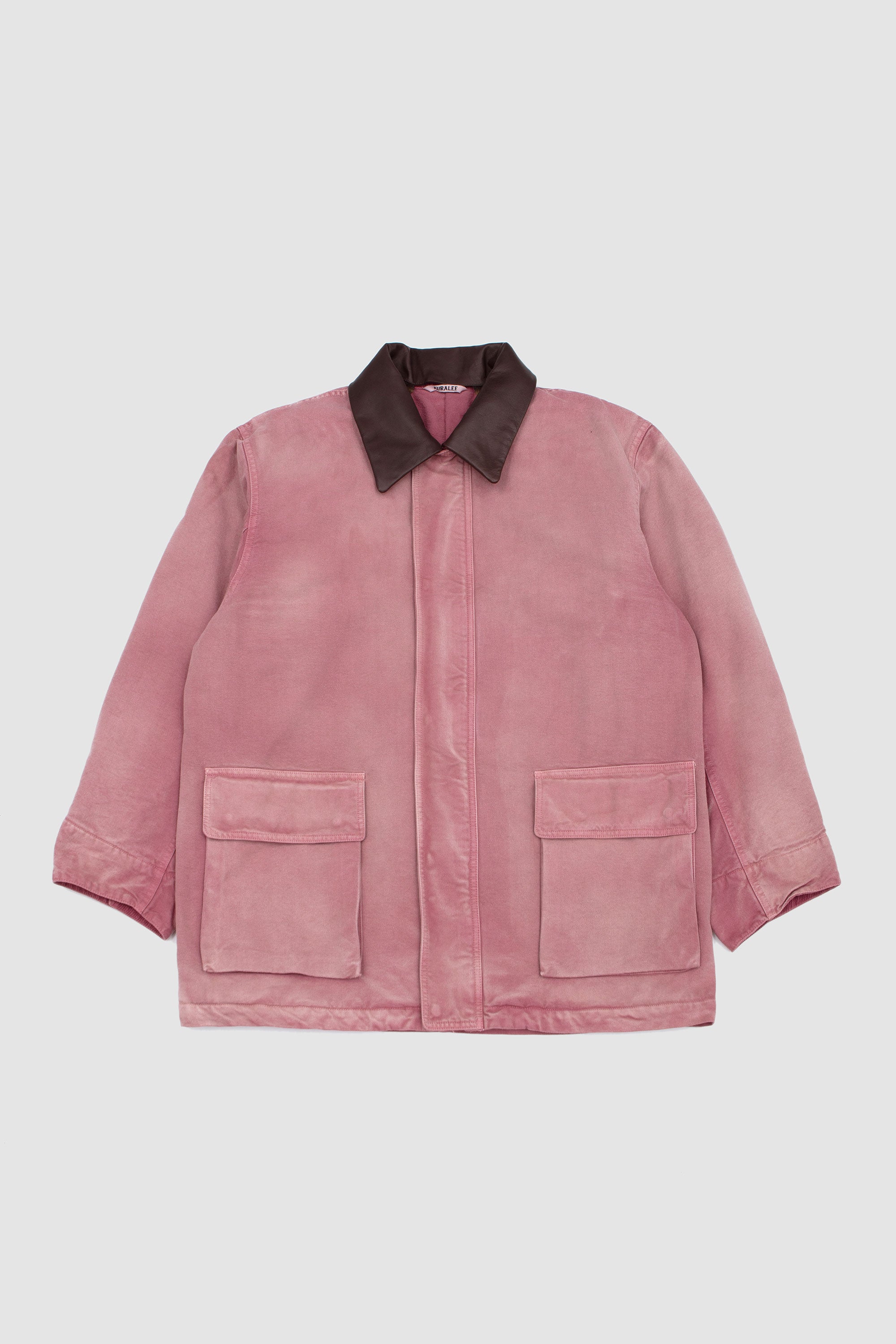 Product Dyed Cotton Duck Blouson Faded Burgundy_1