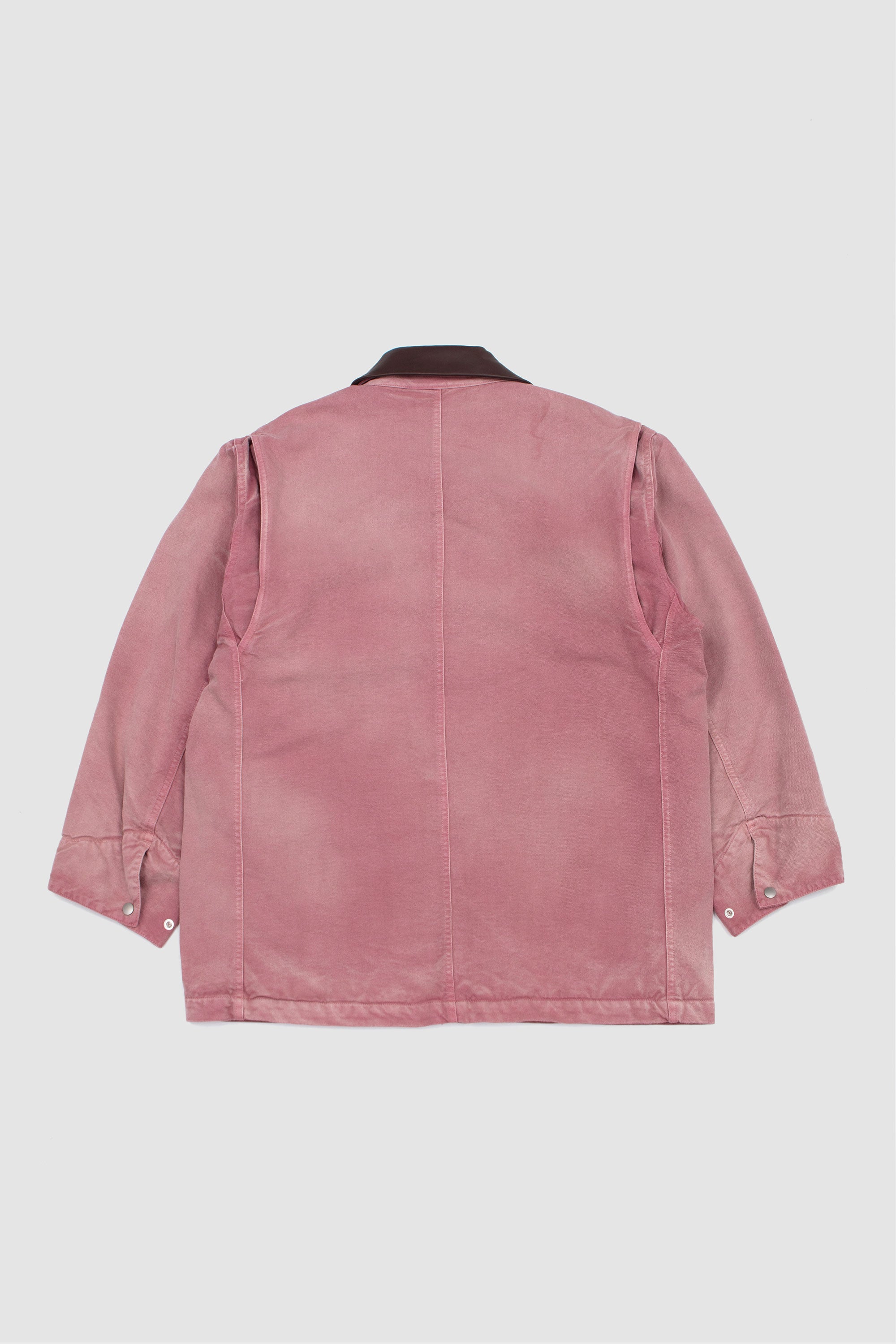 Product Dyed Cotton Duck Blouson Faded Burgundy_4