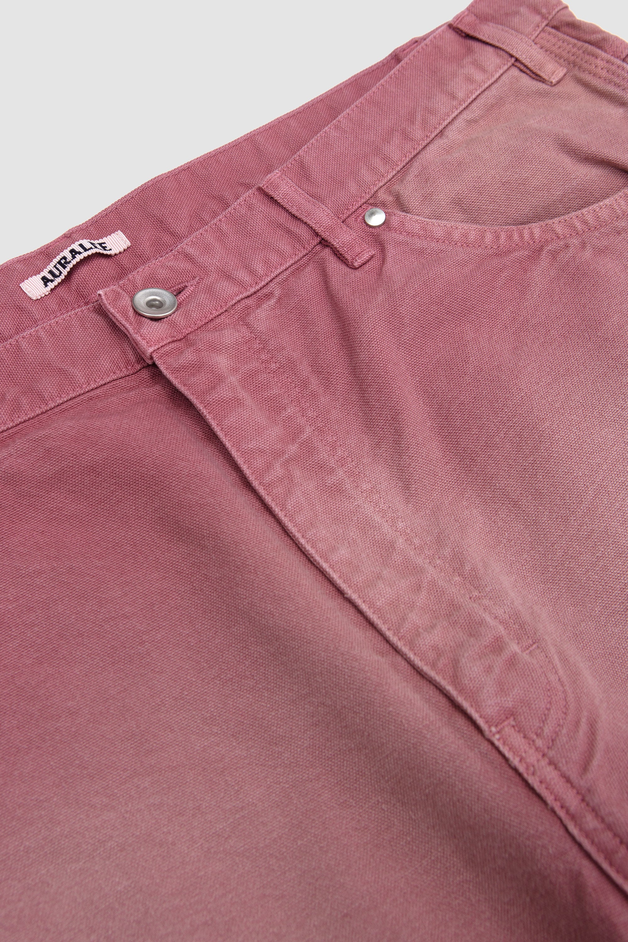 Product Dyed Organic Cotton Duck Painter Pants Faded Burgundy