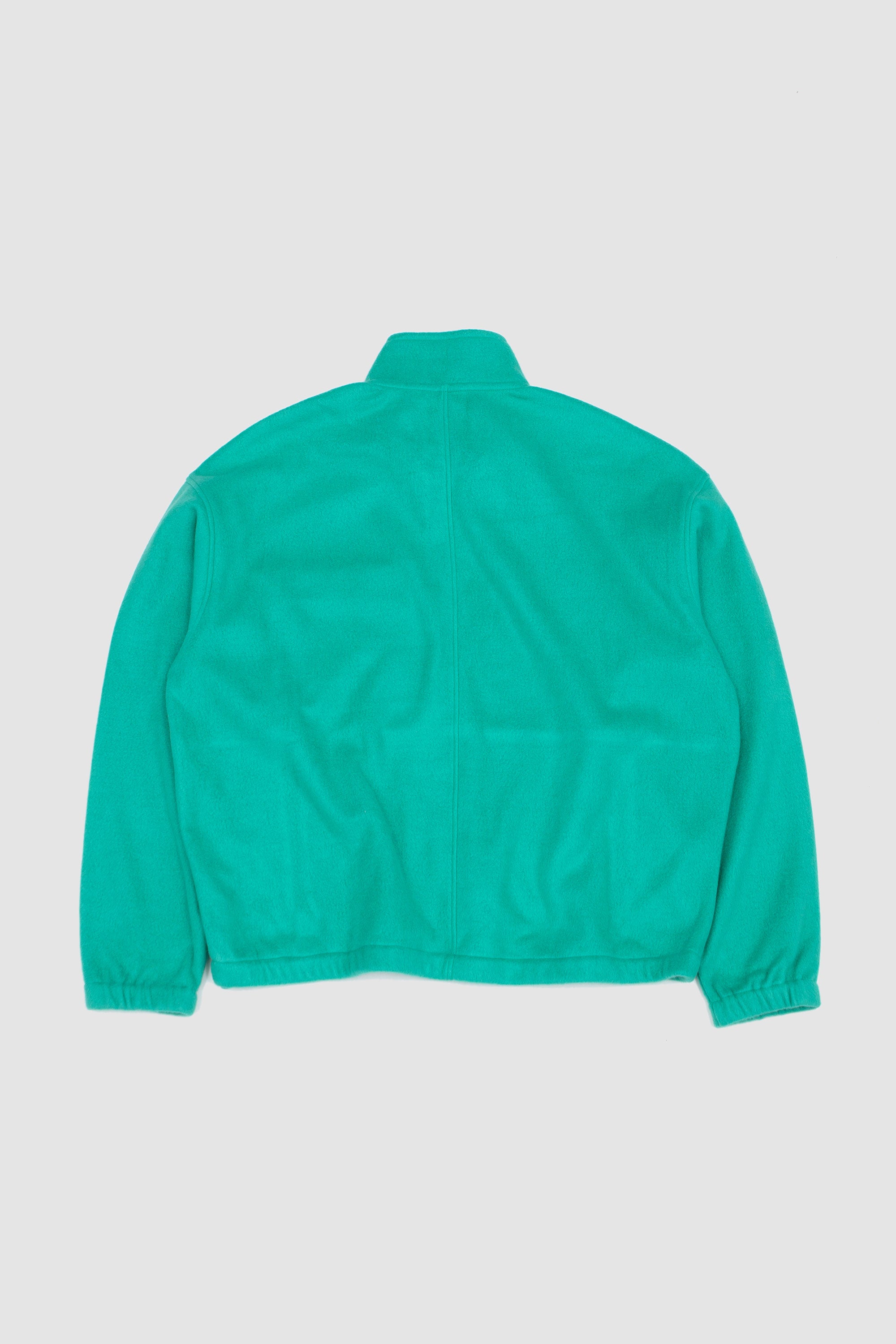 Pure Silk Comfort Fleece Half Zip Jade Green_4