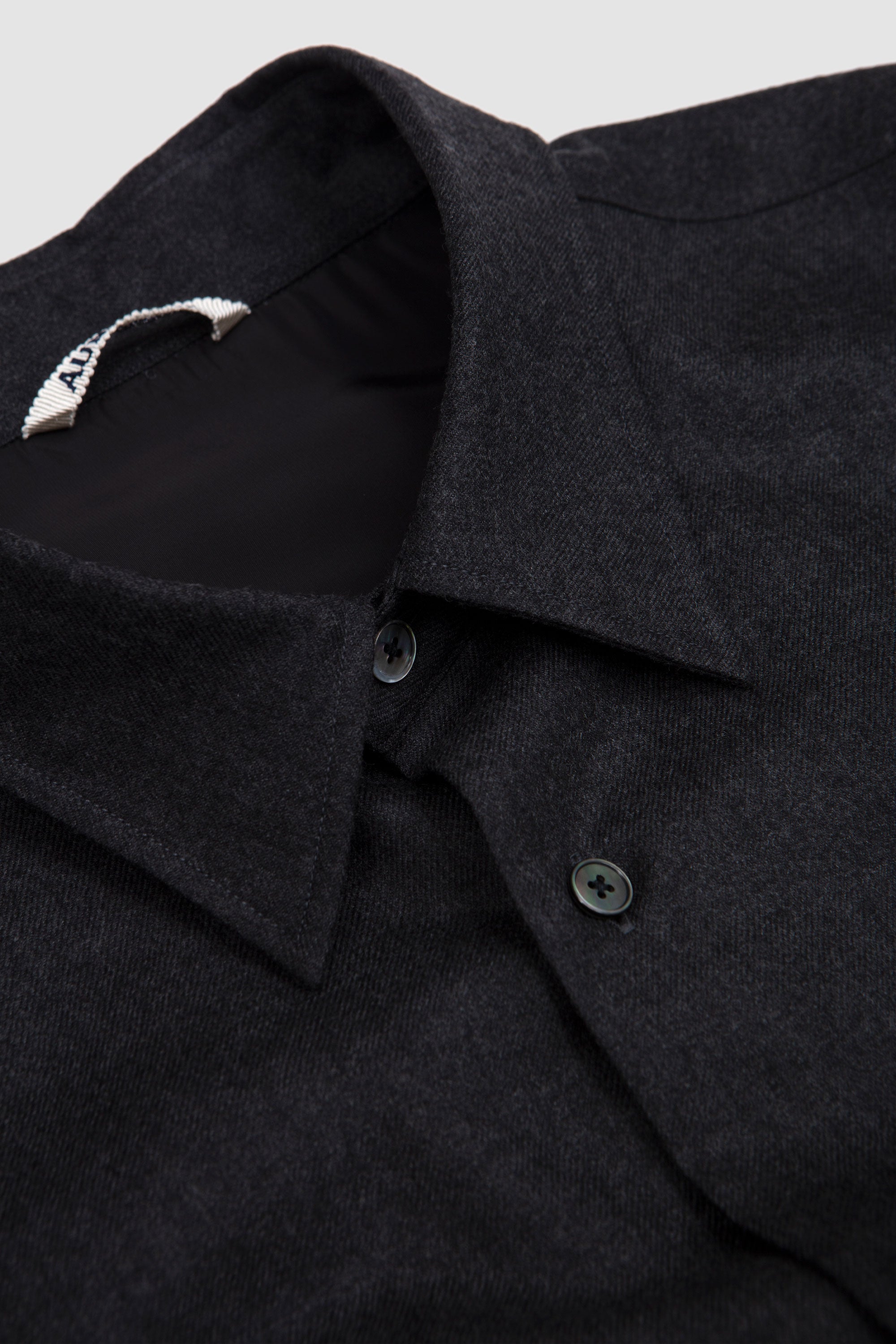 Super Light Wool Shirt Top Charcoal_2
