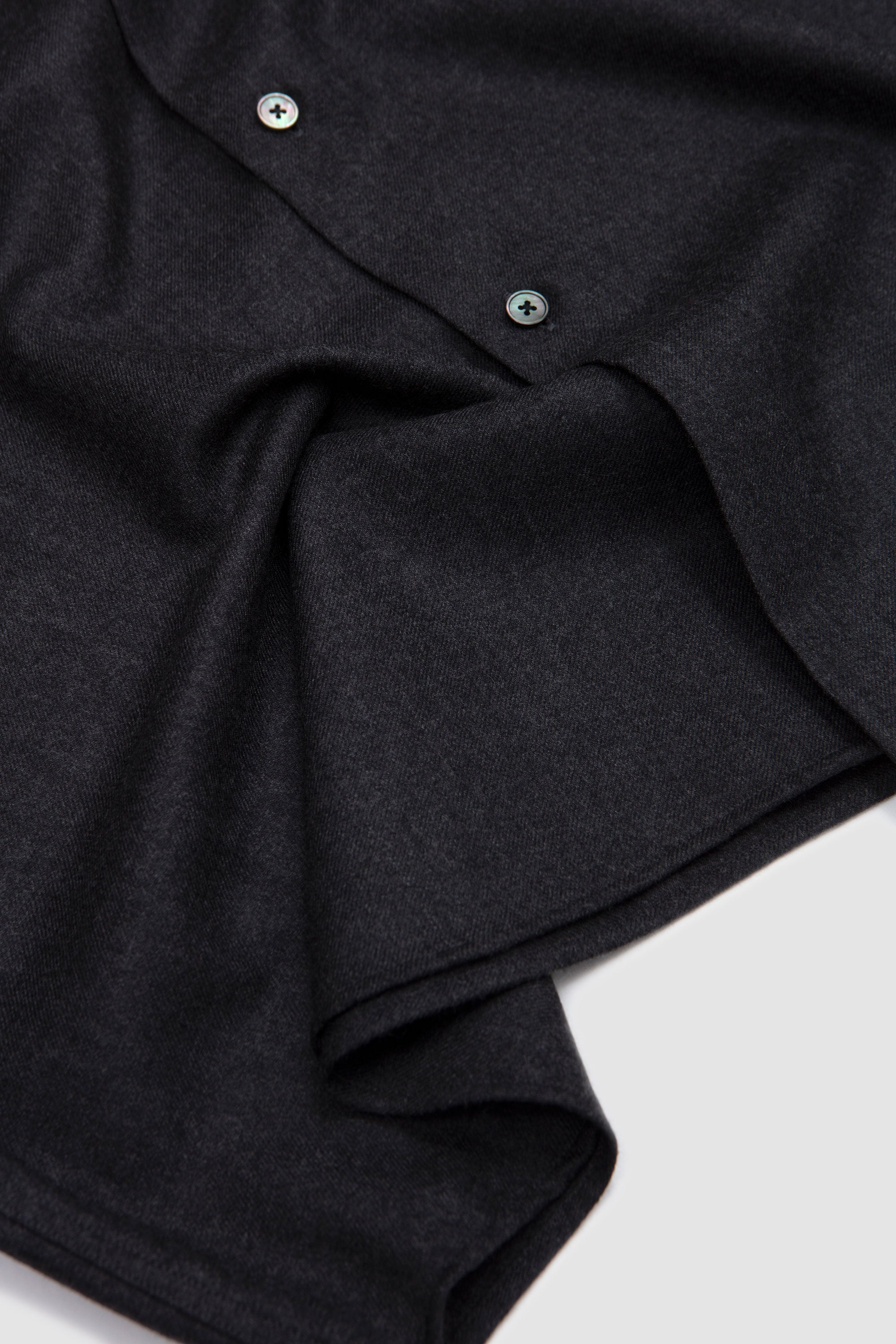 Super Light Wool Shirt Top Charcoal_3