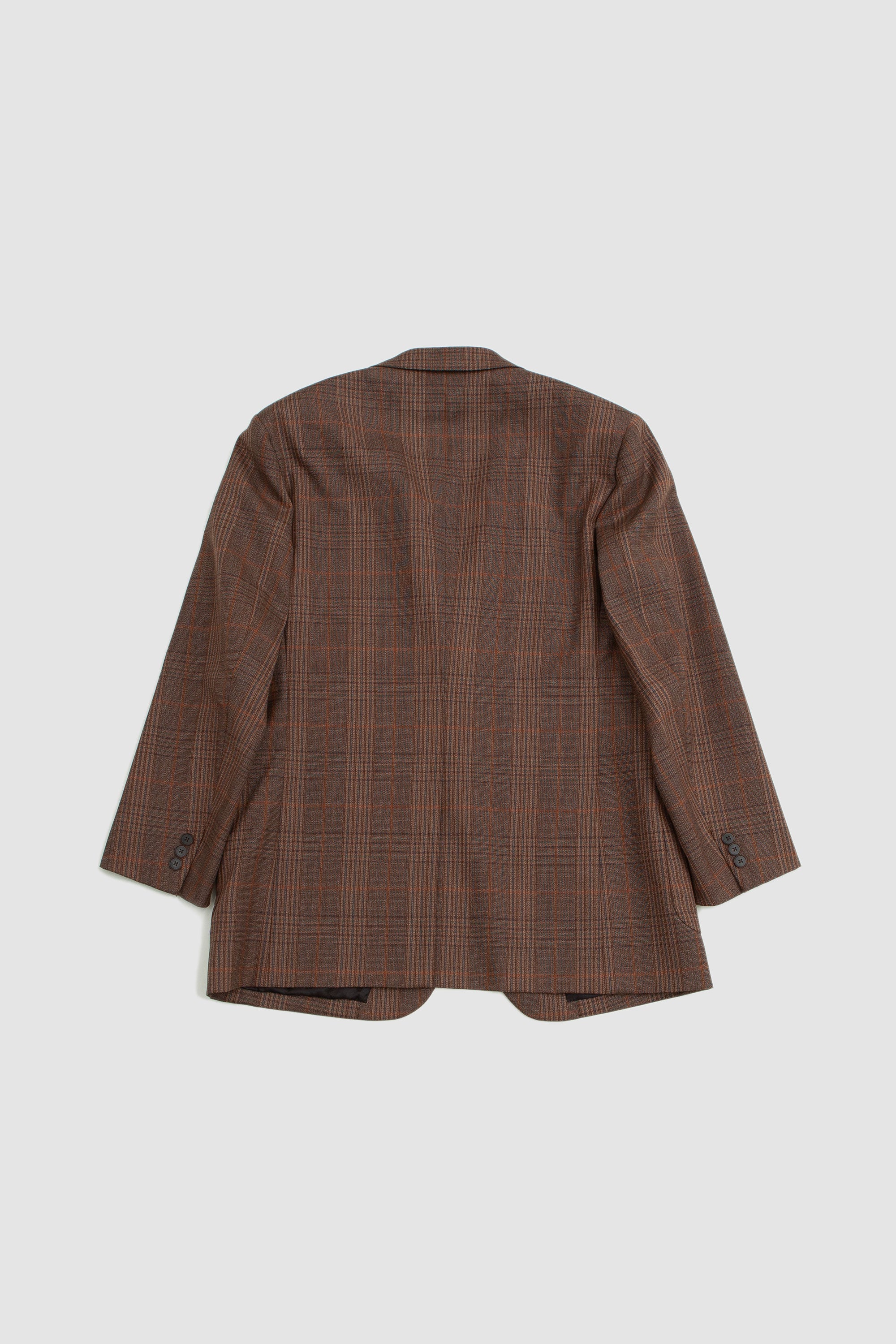Bluefaced Wool Check Jacket Brown_4