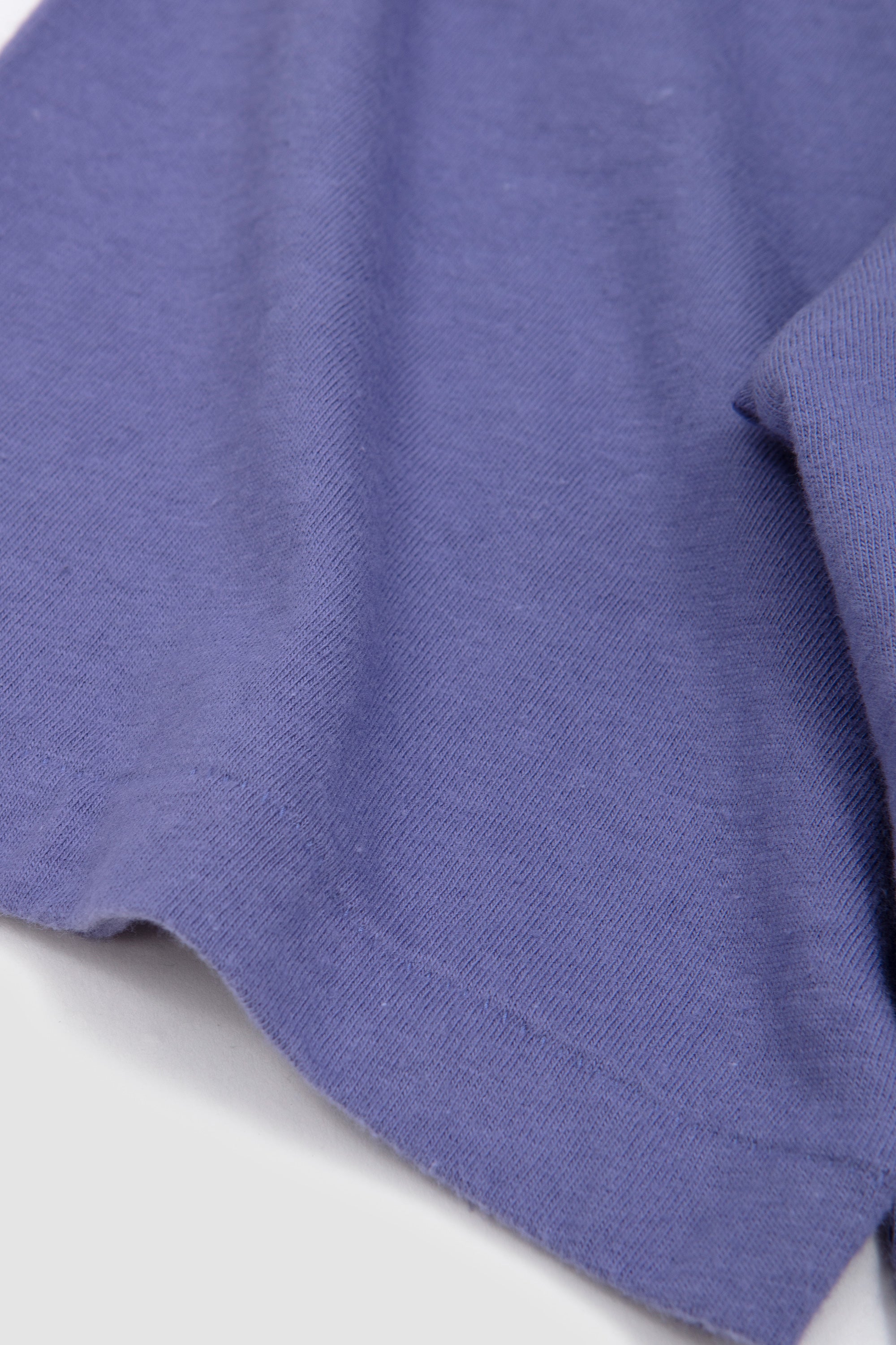 Brushed Organic Cotton Jersey Tee Light Purple