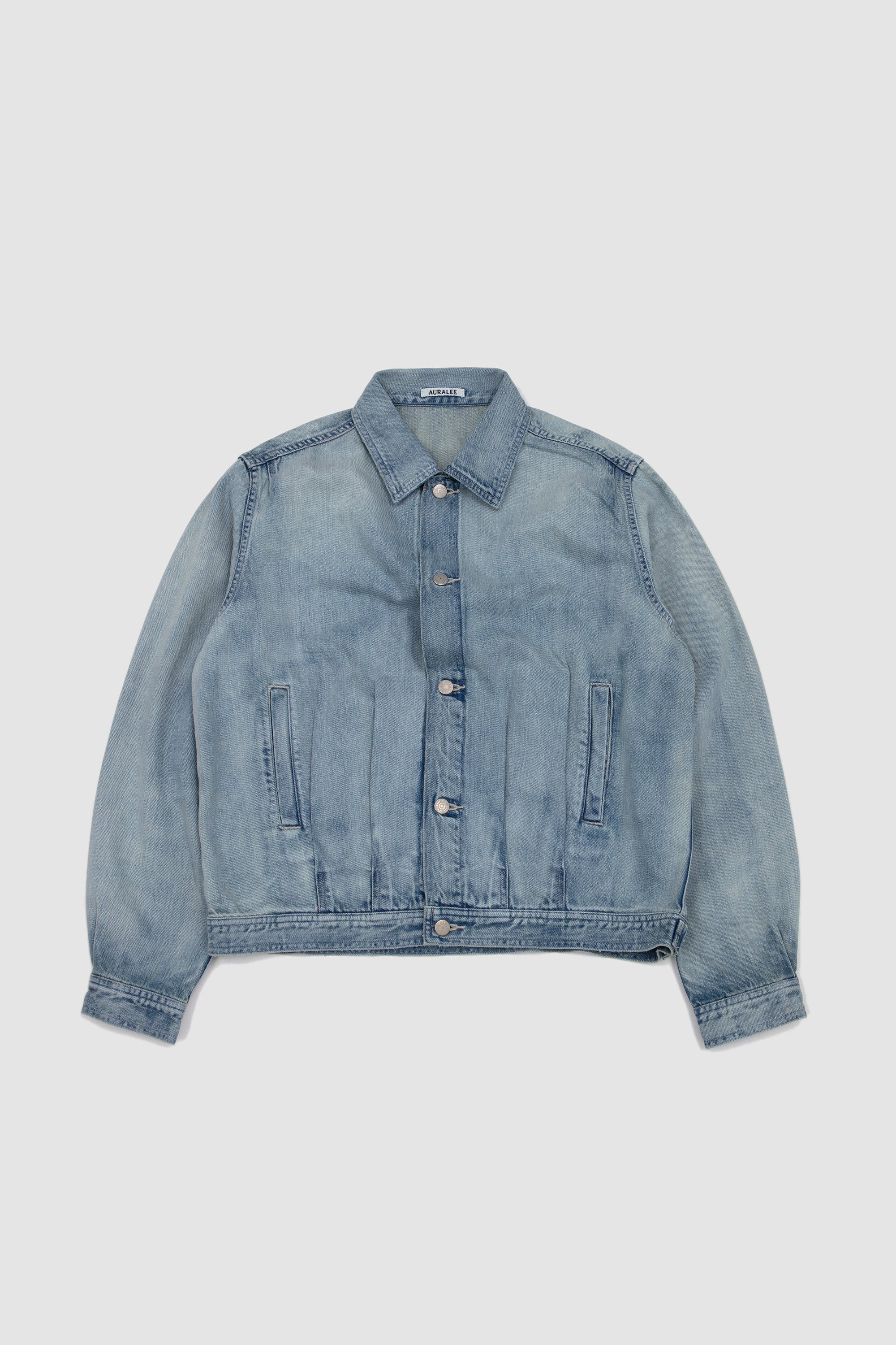 SPORTIVO [Faded selvedge light denim blouson light indigo]