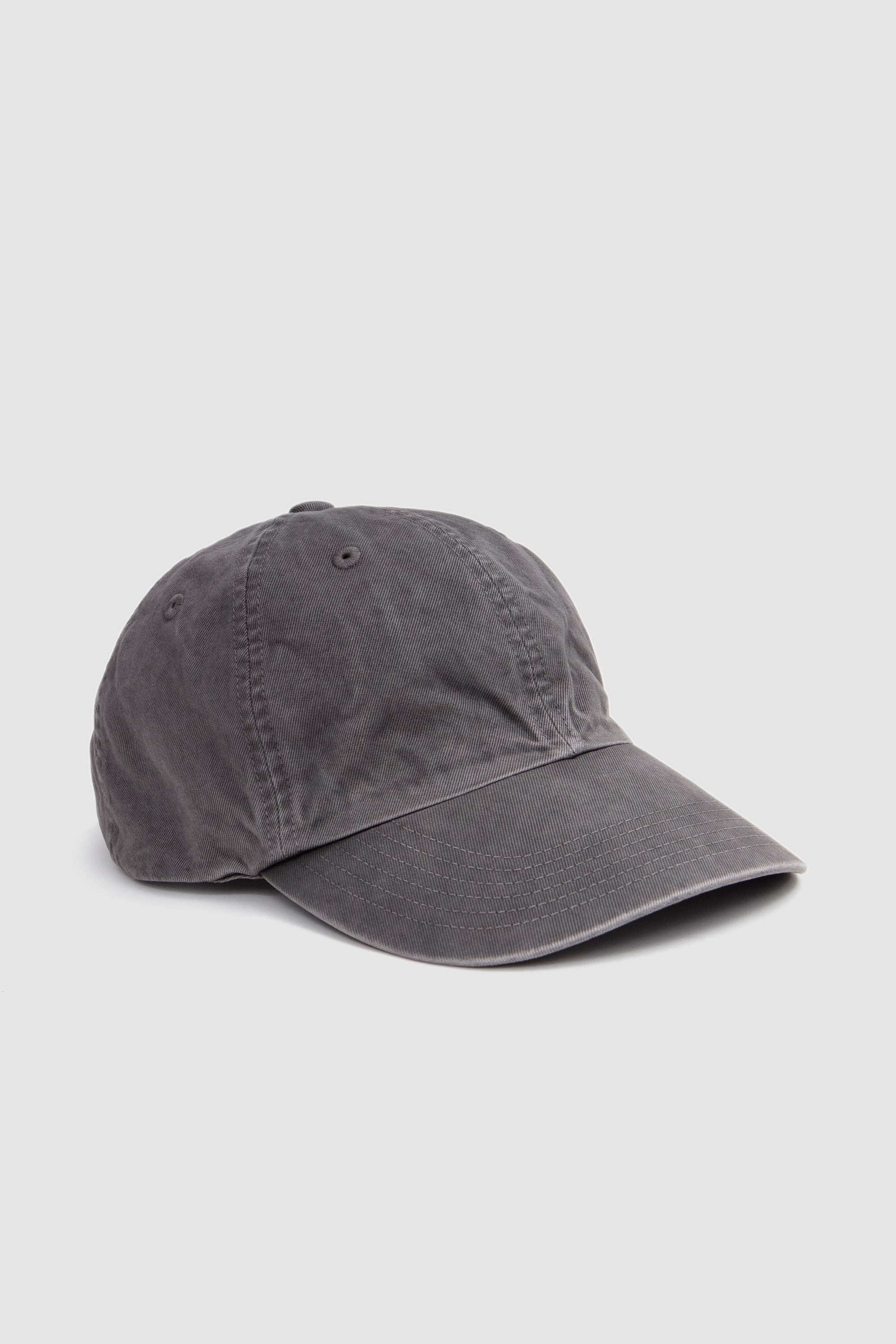 Garment-Dyed Finx Chino Cap Made By Kijima Takayuki Ink Black