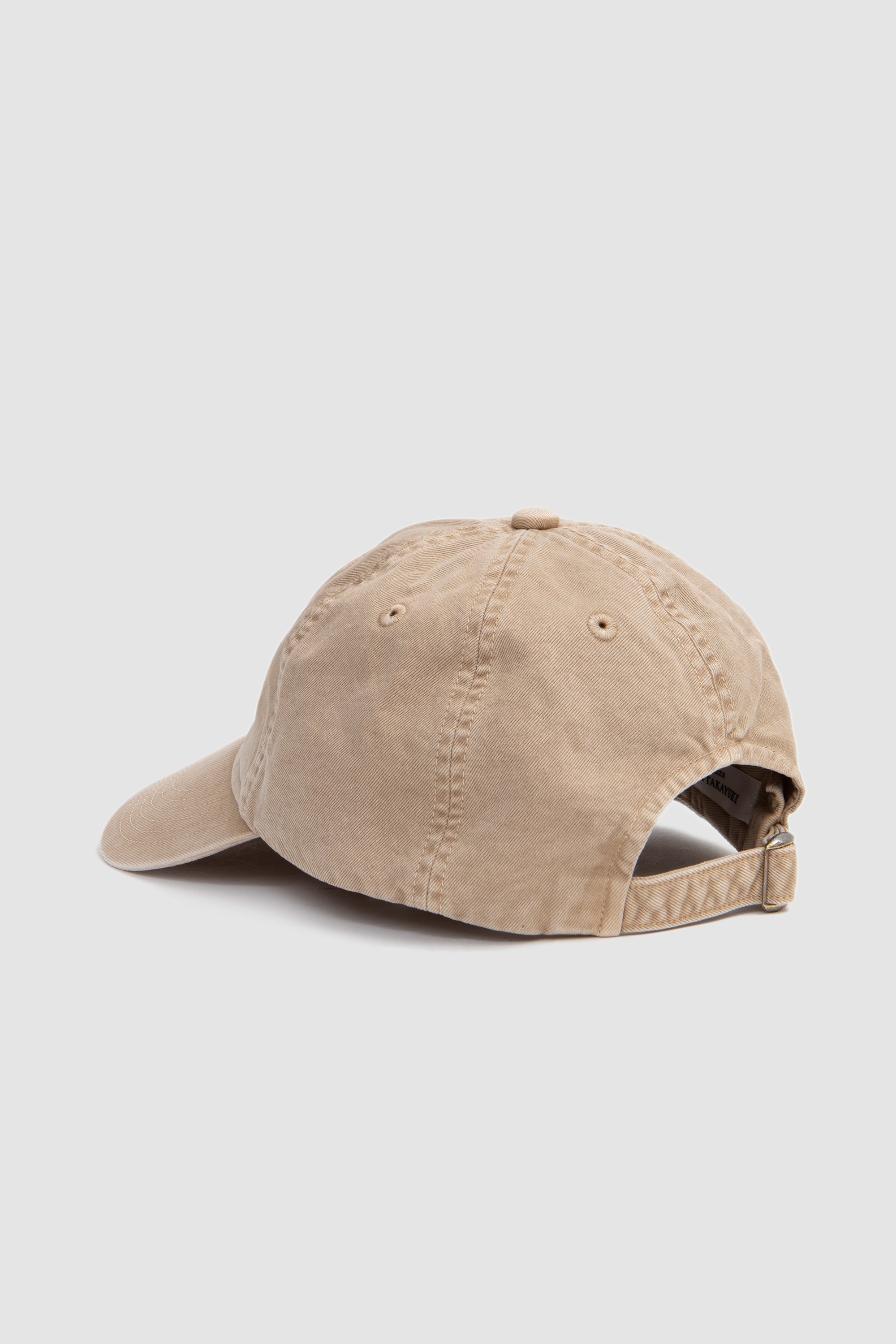 Garment-Dyed Finx Chino Cap Made By Kijima Takayuki Light Beige