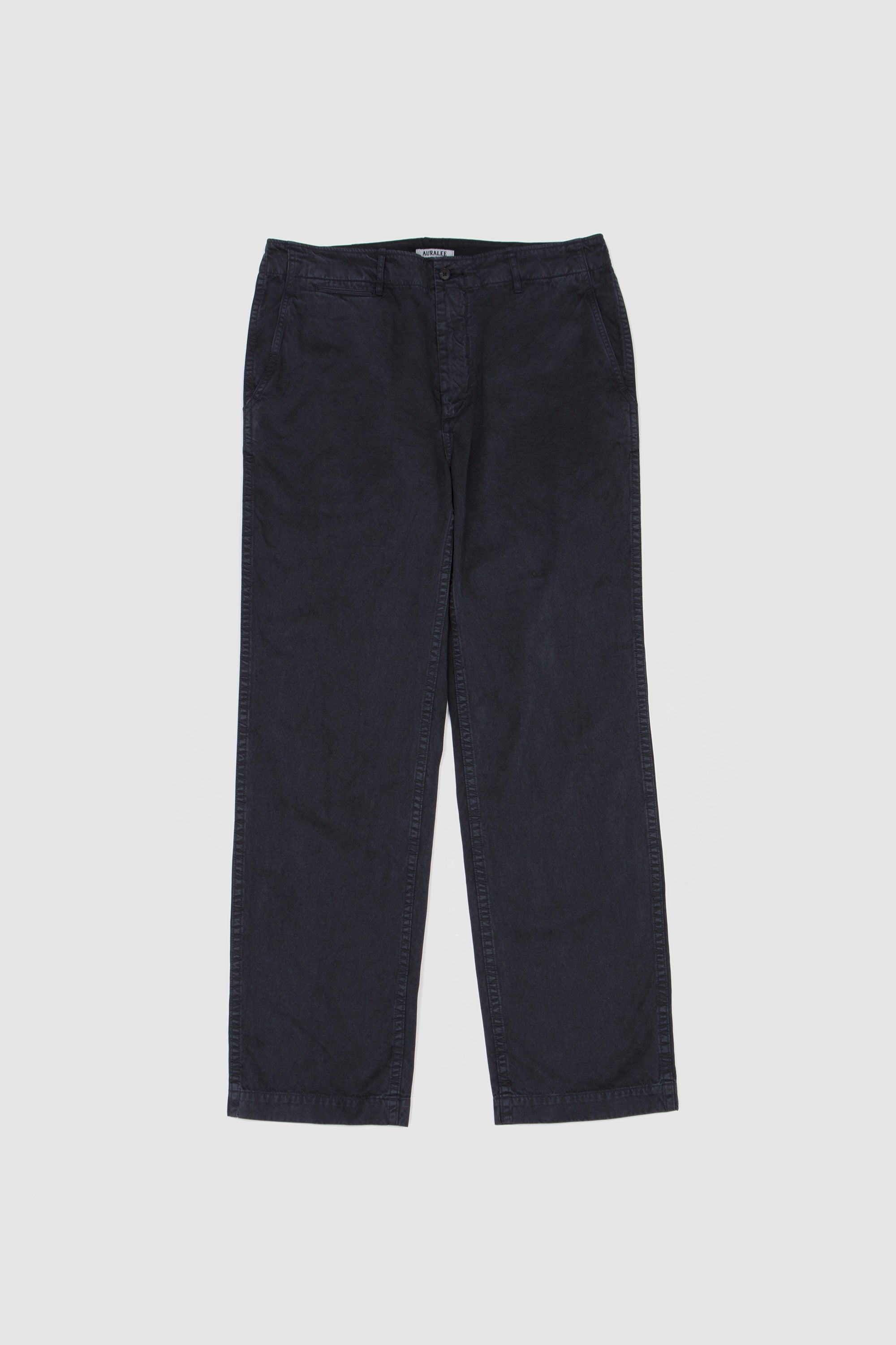 SPORTIVO [Garment-dyed finx light chino pants black]
