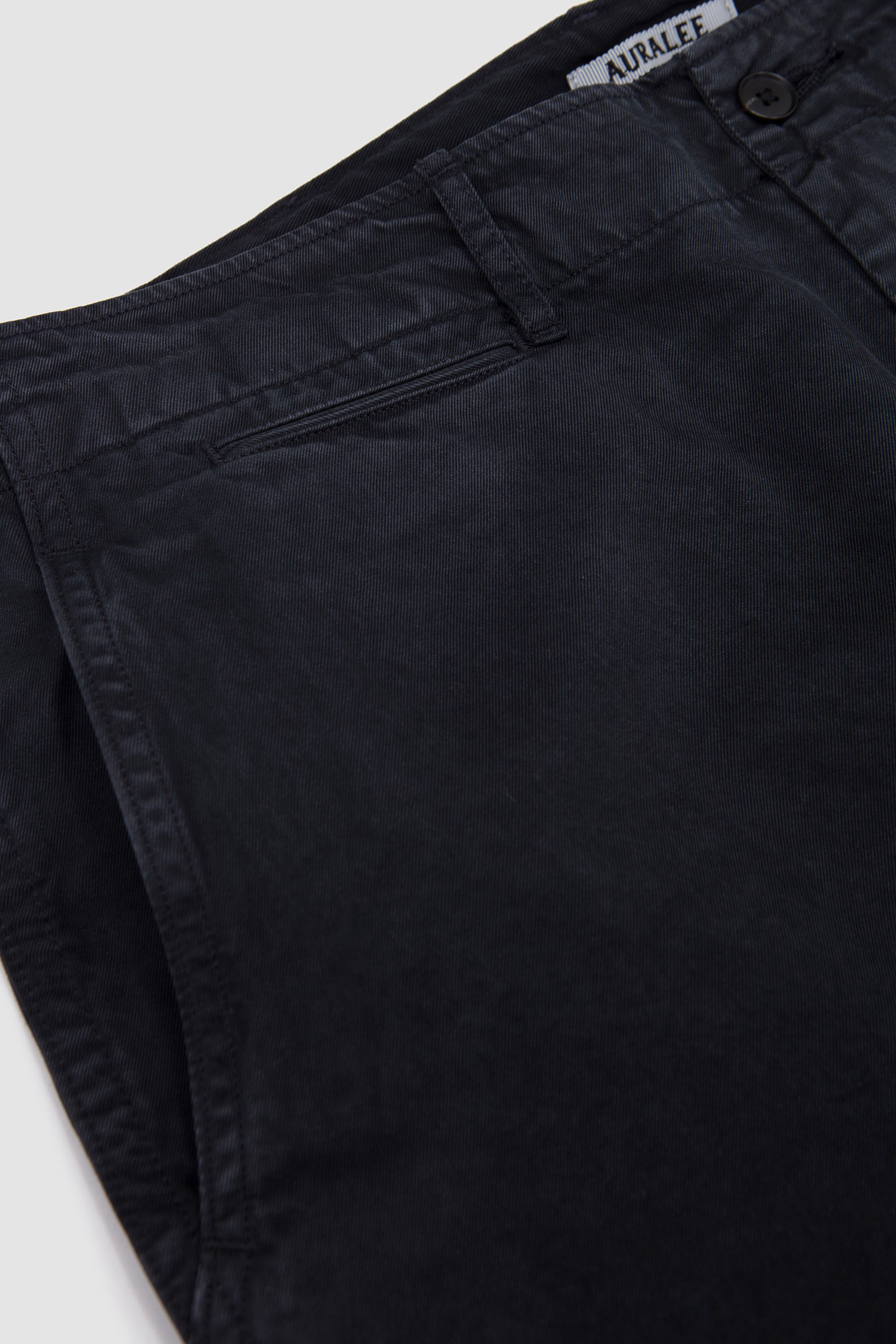 SPORTIVO [Garment-dyed finx light chino pants black]