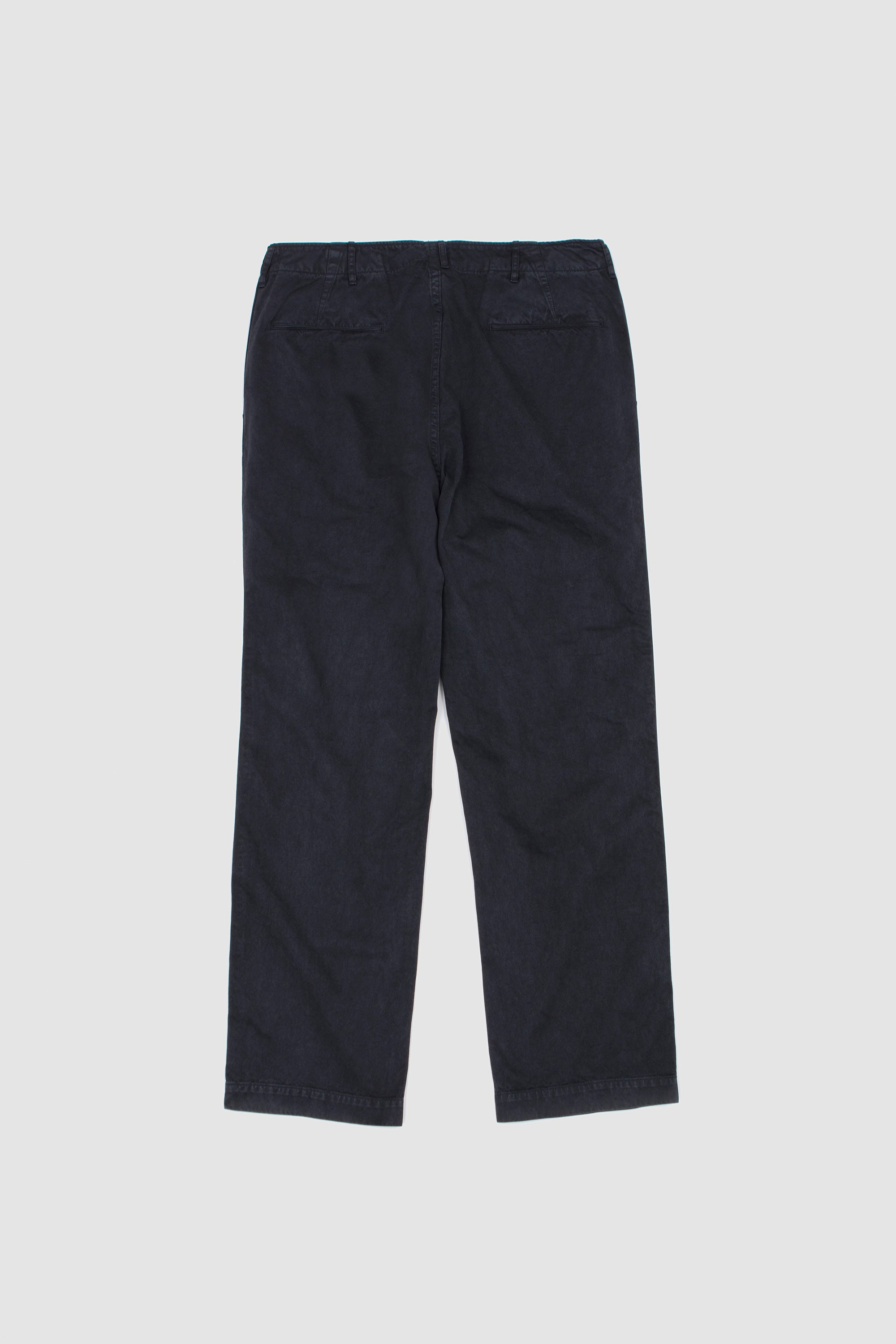 SPORTIVO [Garment-dyed finx light chino pants black]