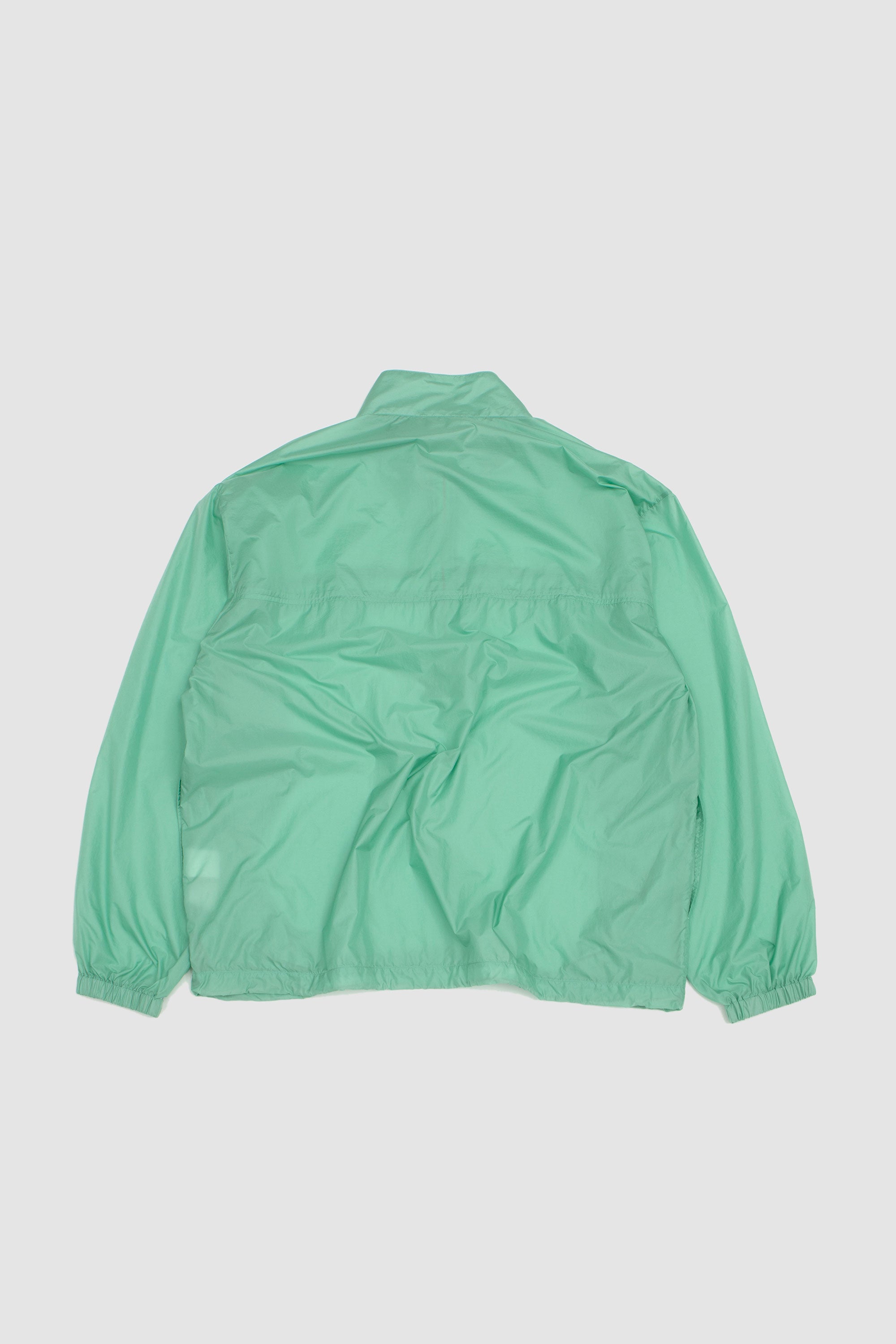 SPORTIVO [Light sheer nylon hal zip pull over jade green]