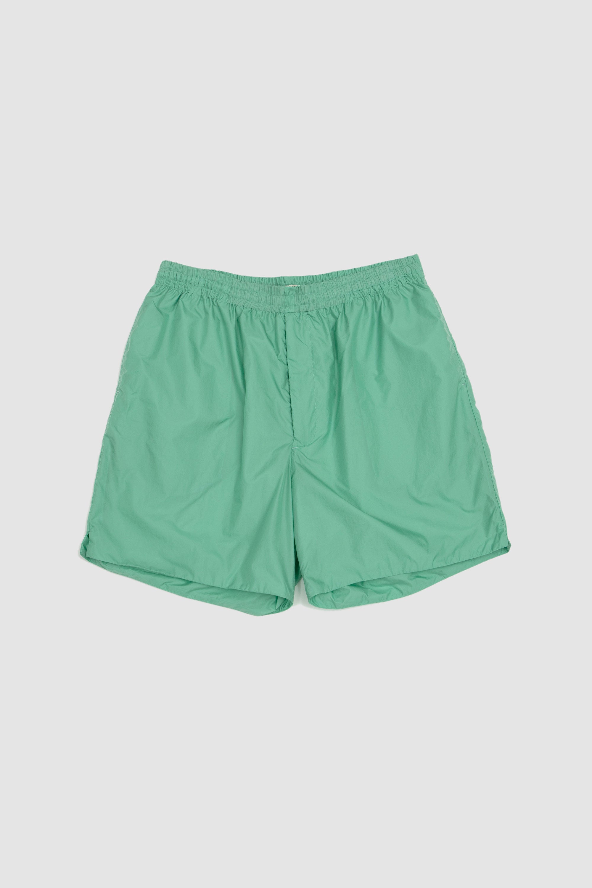 Light Sheer Nylon Shorts Jade Green_1