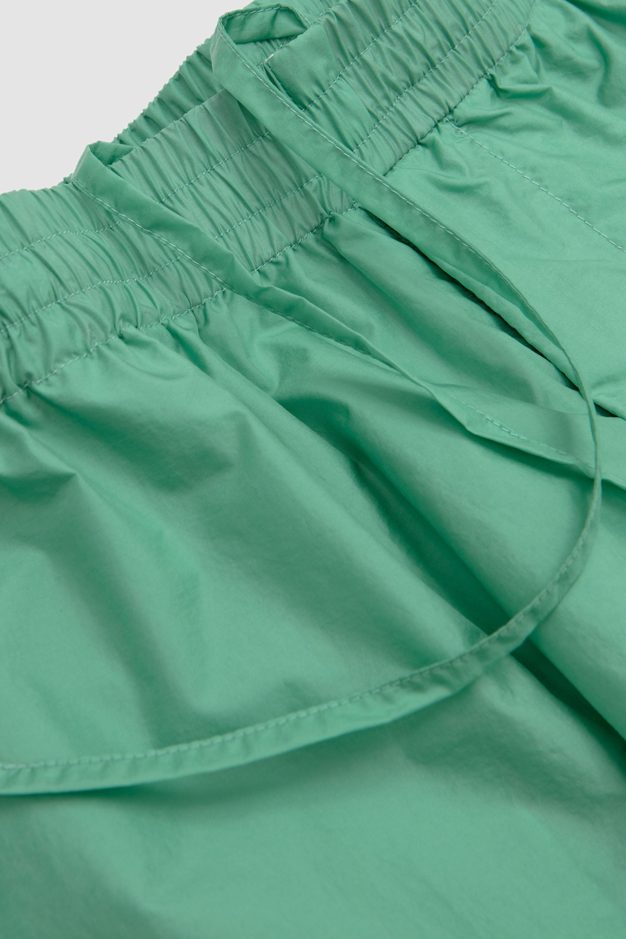 Light Sheer Nylon Shorts Jade Green