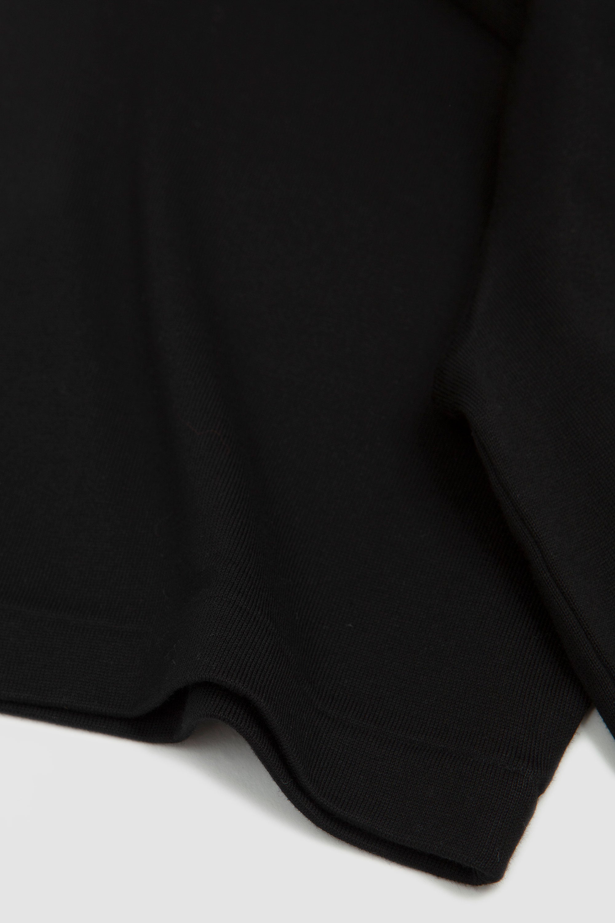 Luster Plaiting Boat Neck Tee Black_3