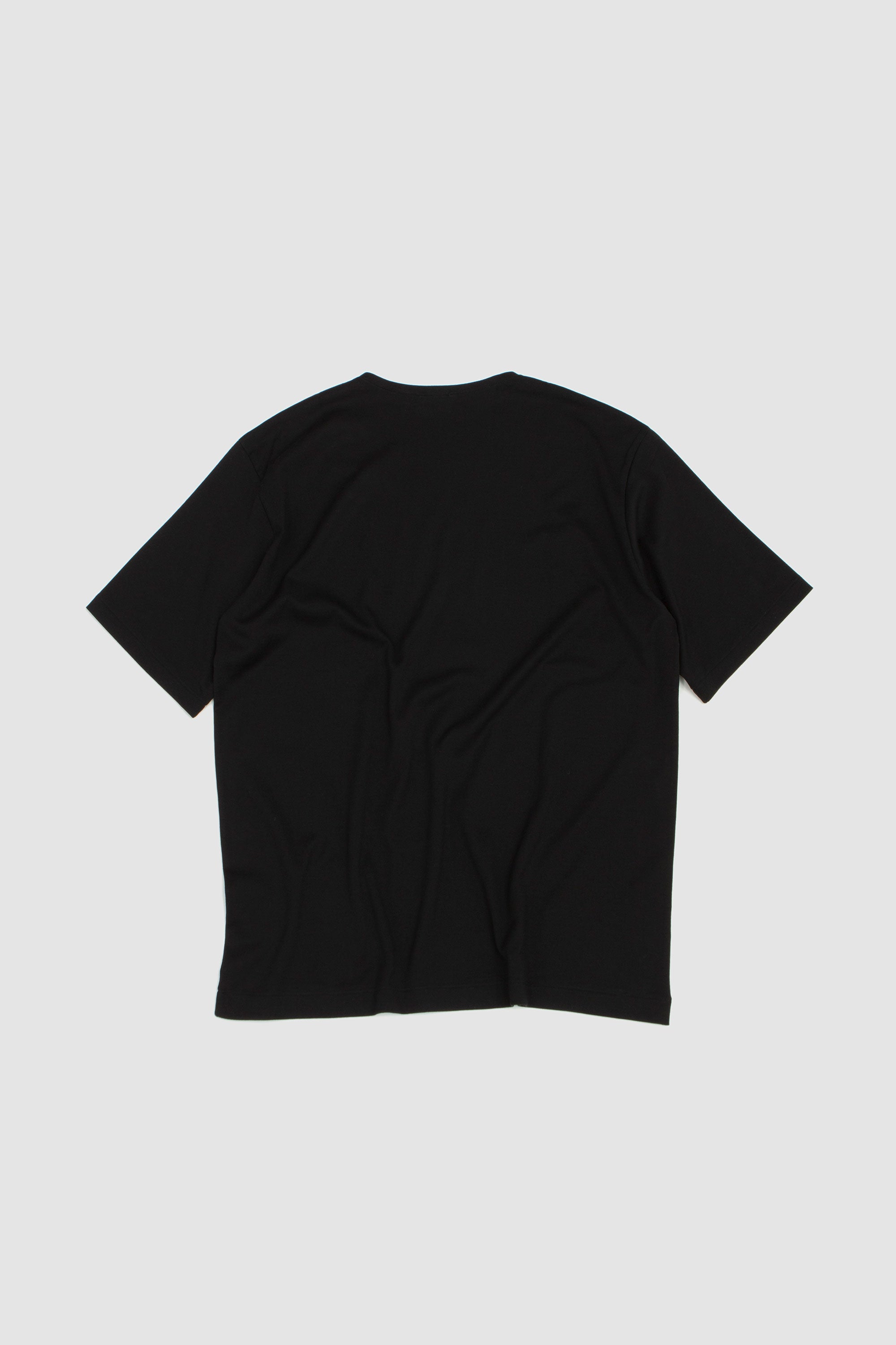 Luster Plaiting Boat Neck Tee Black_4