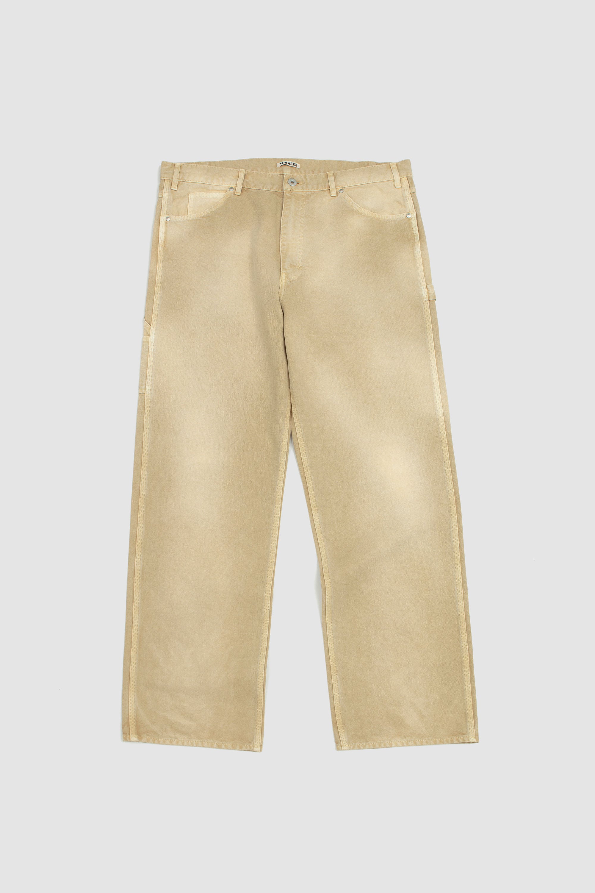 Organic Cotton Duck Pants Light Beige