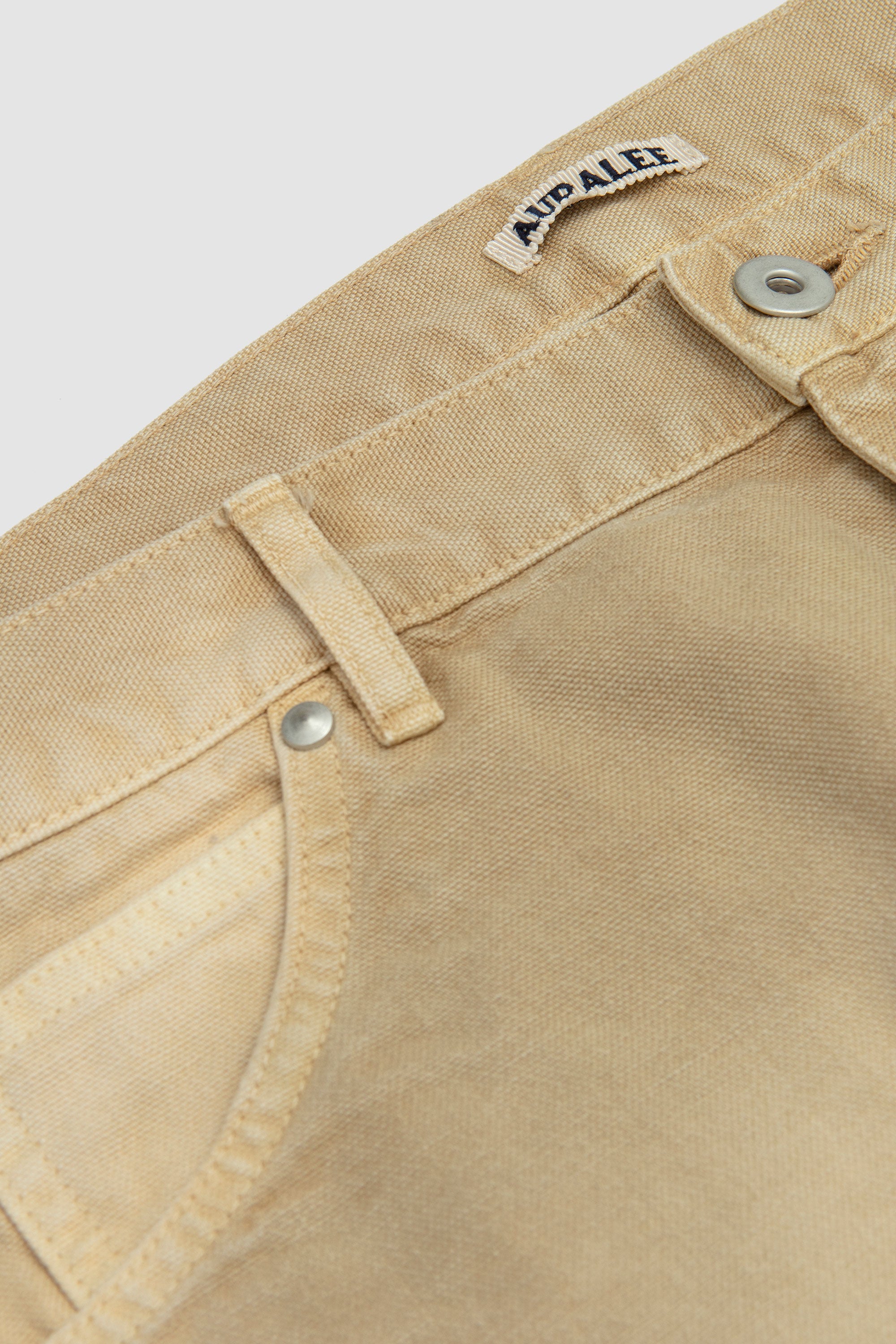 Organic Cotton Duck Pants Light Beige