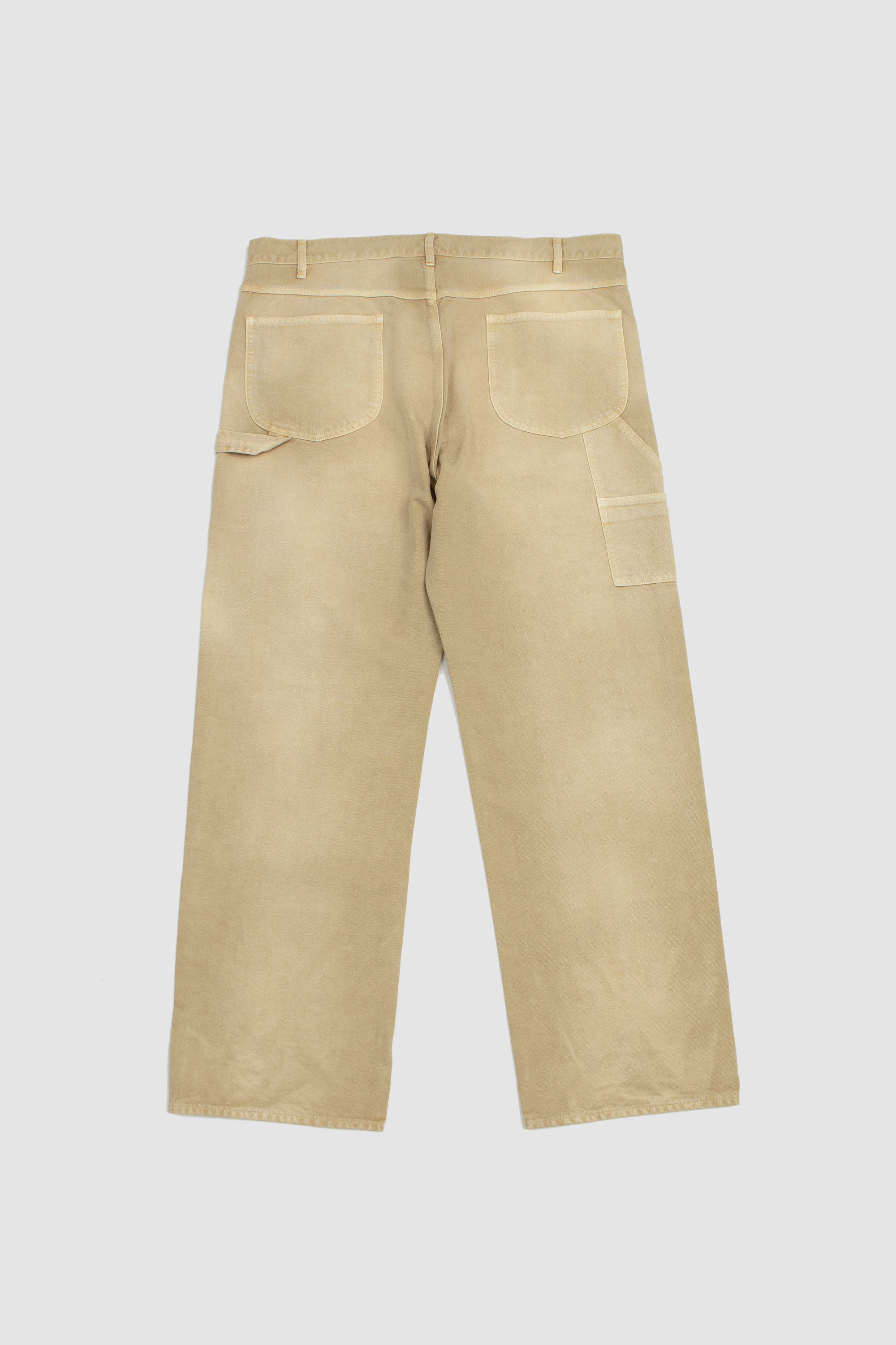 Organic Cotton Duck Pants Light Beige_5