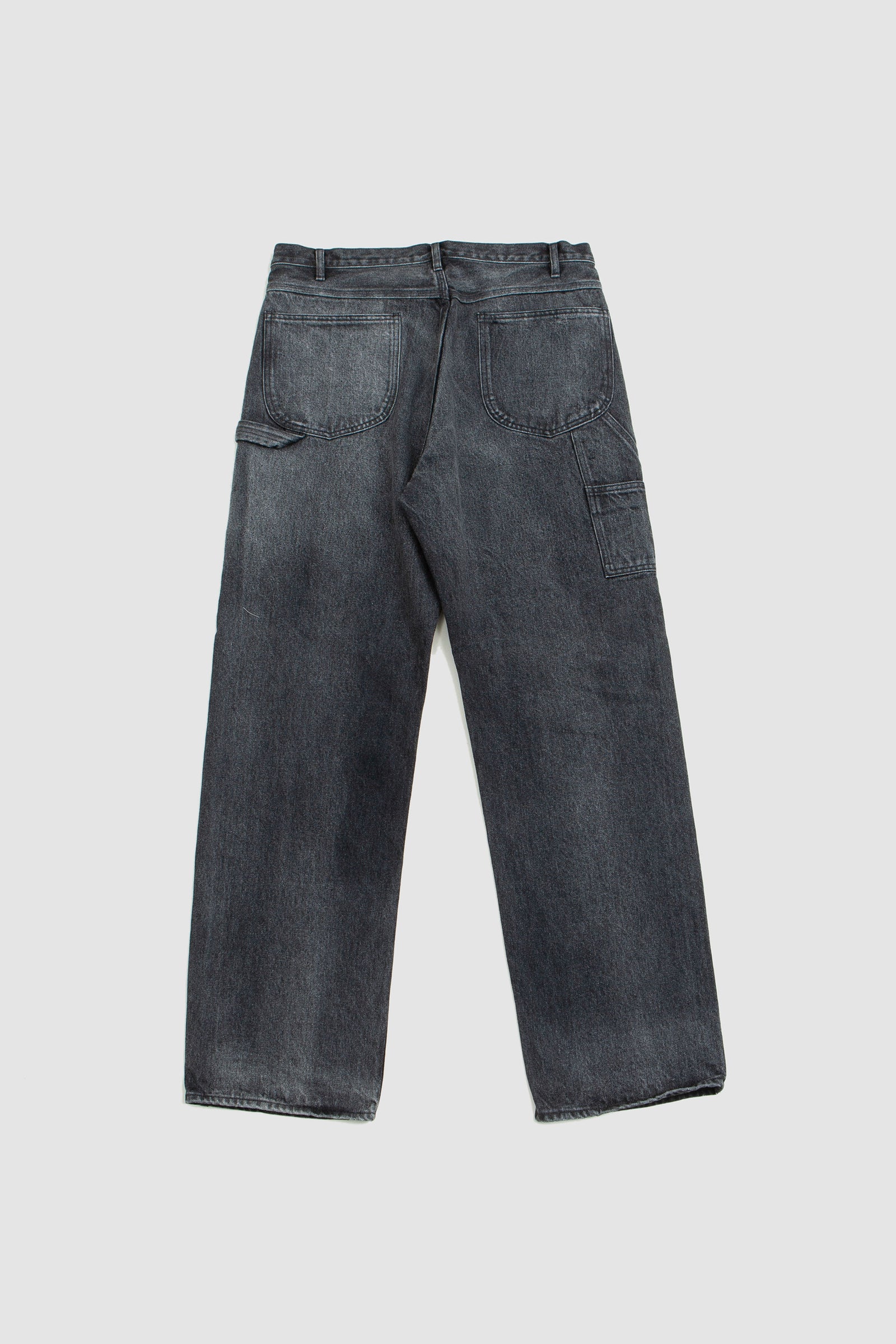 SPORTIVO STORE_Selvedge Faded Heavy Denim Painter Pants Faded Black_5