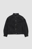 SPORTIVO STORE_Selvedge Faded Light Denim Blouson Lightning Effect Black_2