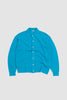 SPORTIVO STORE_Shetland Wool Cashmere Knit Cardigan Turquoise Blue