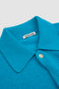 SPORTIVO STORE_Shetland Wool Cashmere Knit Cardigan Turquoise Blue_3