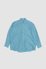 SPORTIVO STORE_Silk Broad Button Down Shirt Sax Blue Chambray