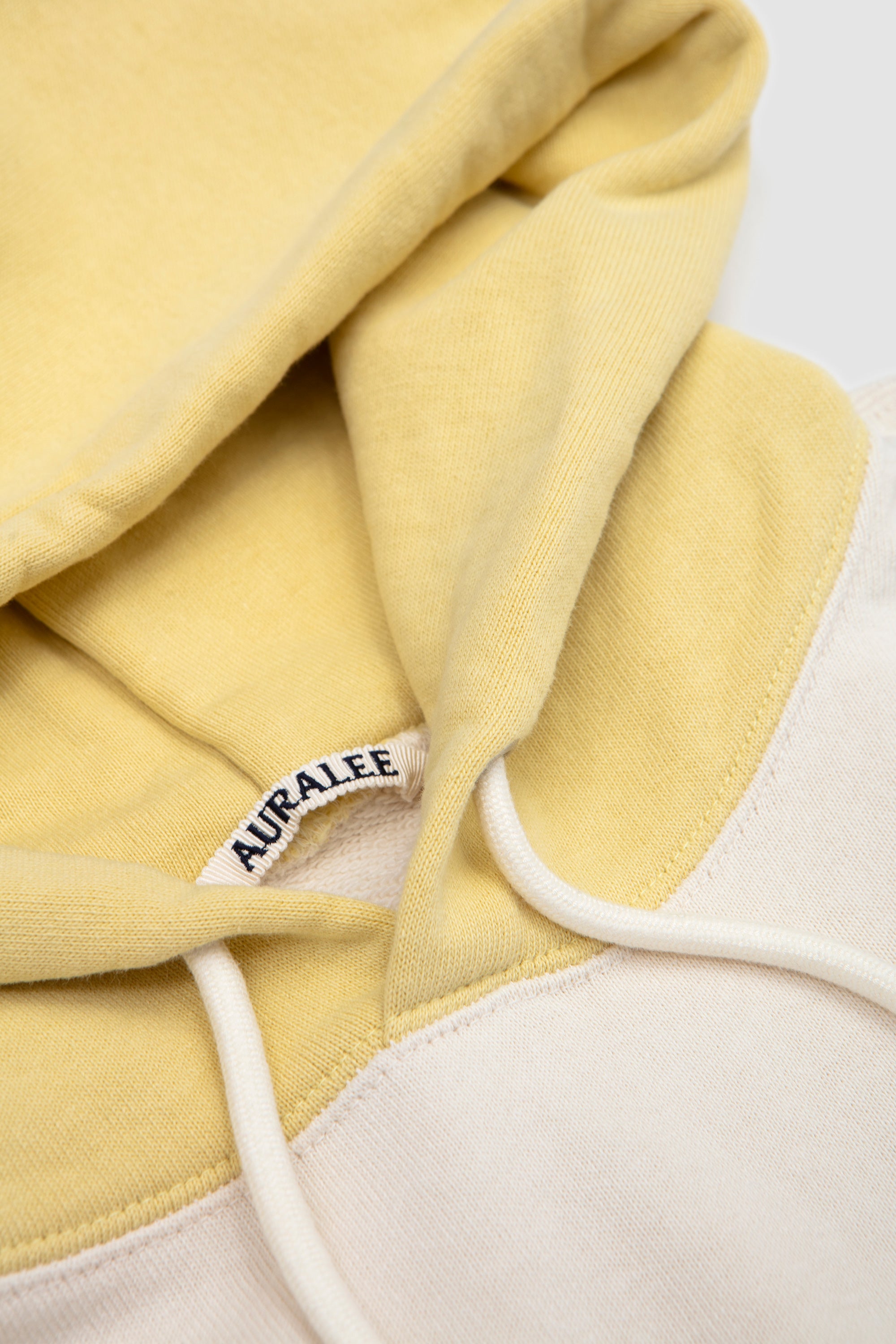 Smooth Soft BD Sweat P/O Parka Smoky White/ Light Yellow