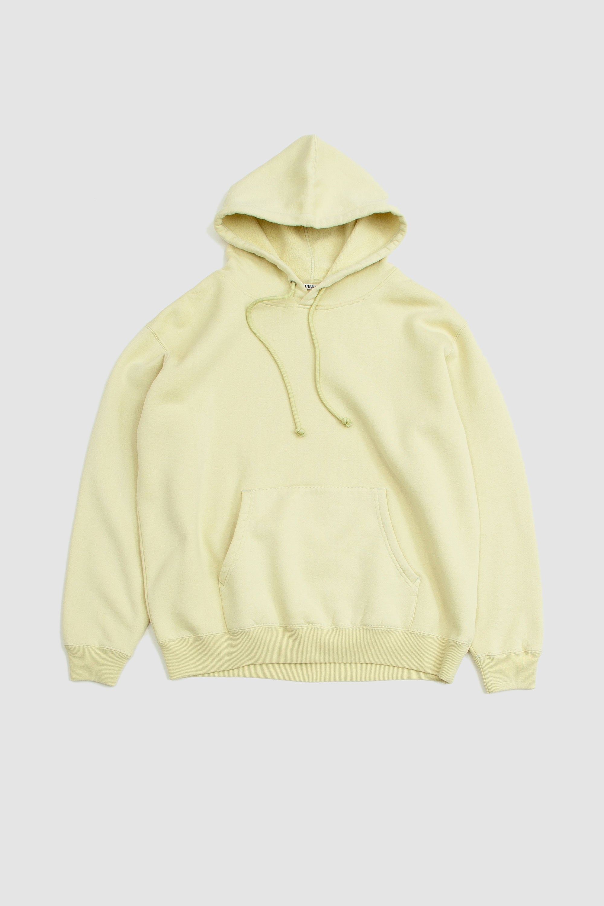 Smooth Soft Sweat Pullover Parka Light Lime