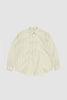 SPORTIVO STORE_Super Fine Wool Stripe Shirt Ivory Stripe