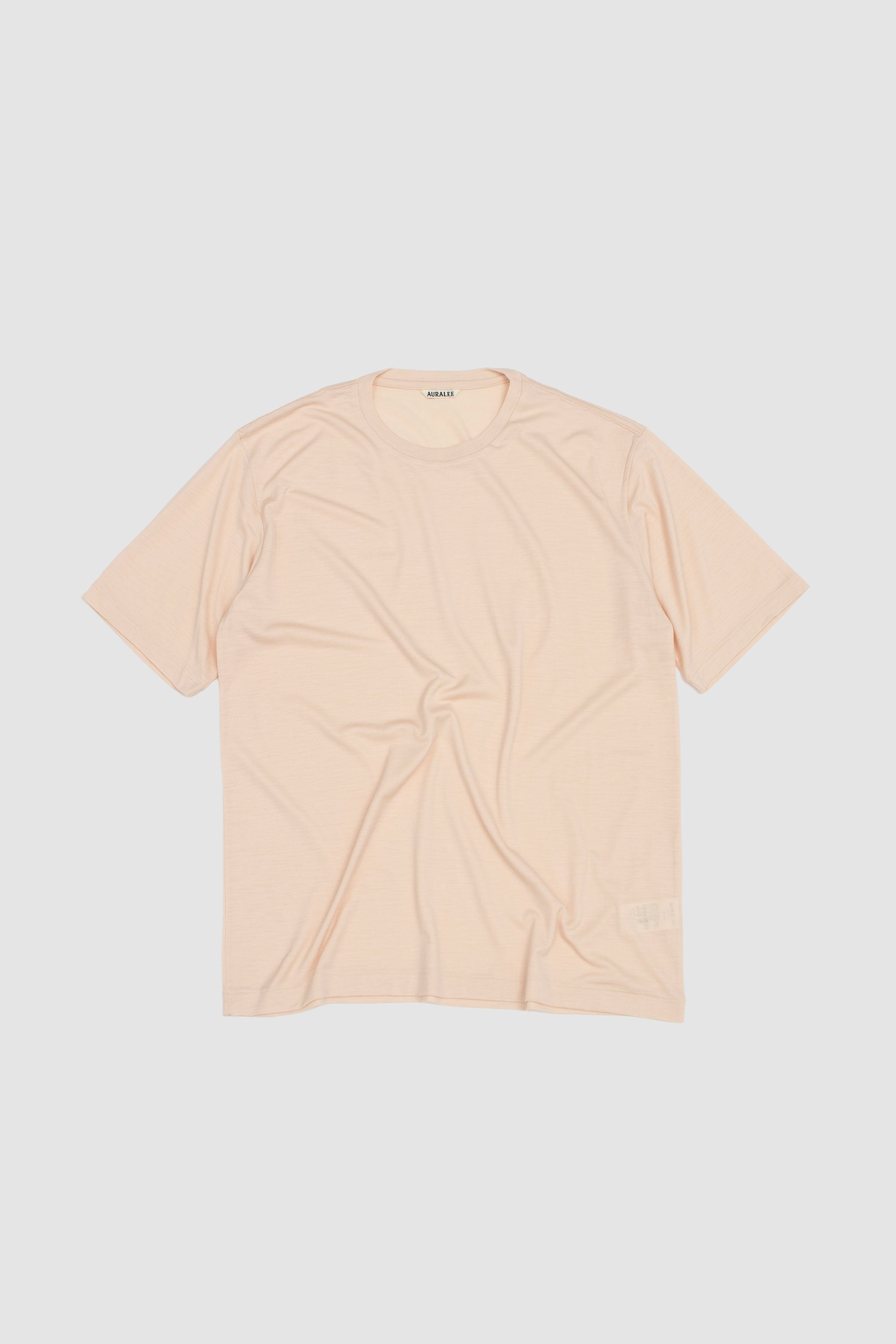 Super Soft Wool Jersey Tee Light Pink_1